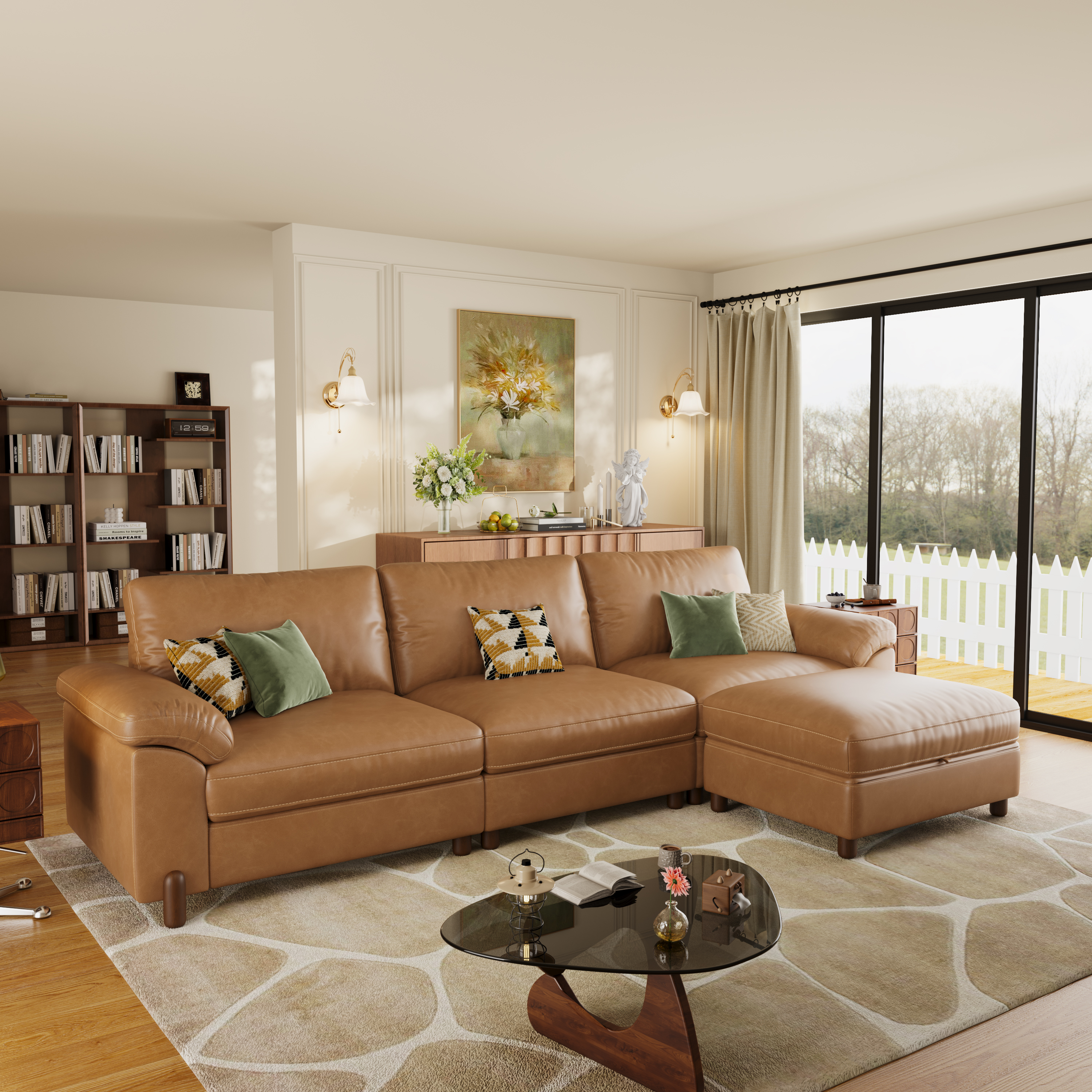 Vista 4-Seat Compact L-Shaped Sectional with Chaise