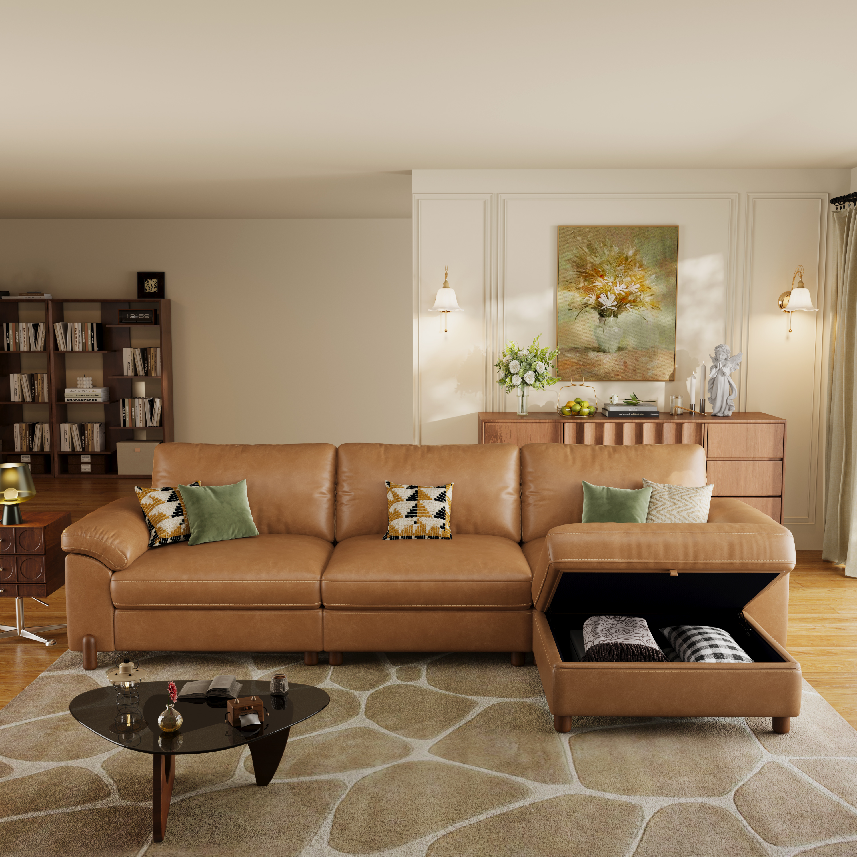 Vista 4-Seat Compact L-Shaped Sectional with Chaise