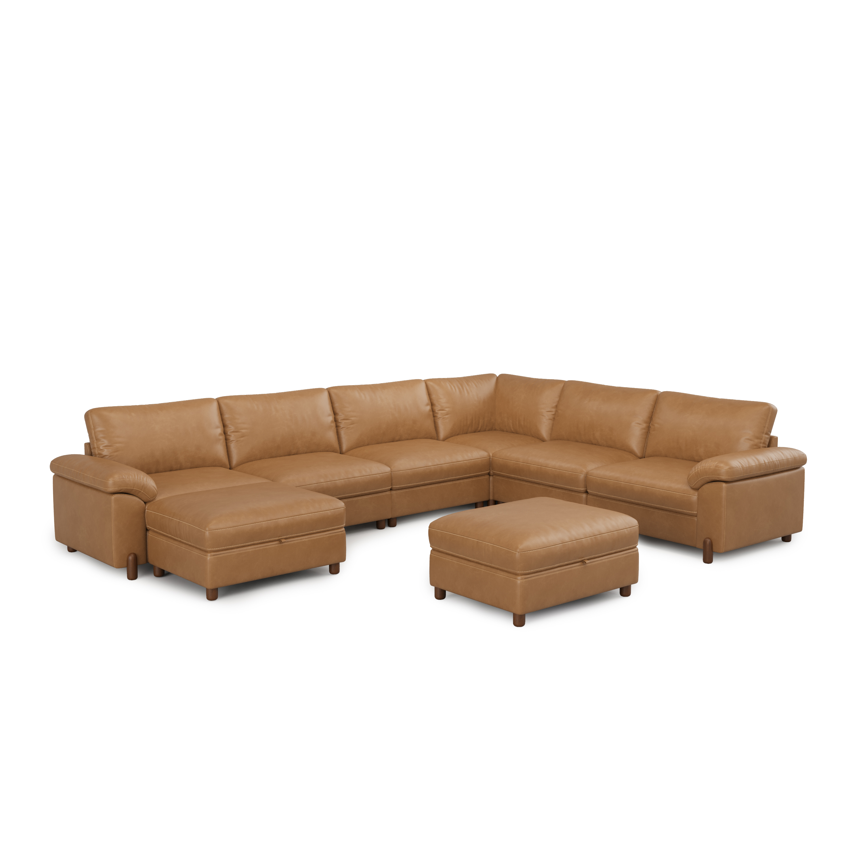 Vista 8-Seat Oversized Modular Sofa with Chaise Lounge