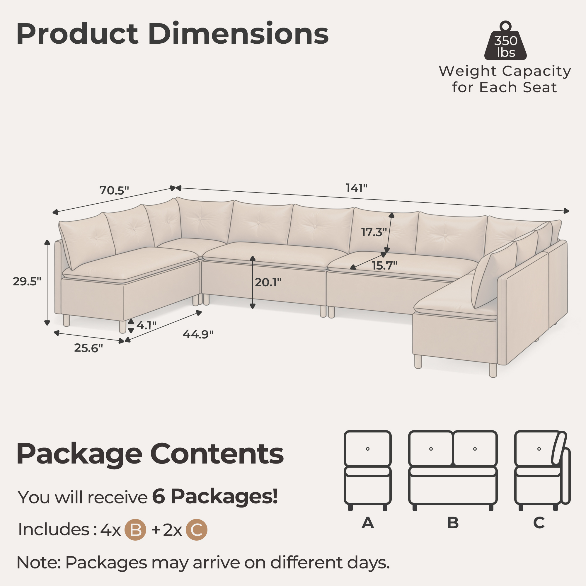 10-Seat U-shaped Breakfast Nook with Hidden Storage