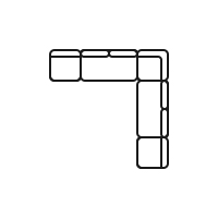 7-Seat L-shaped