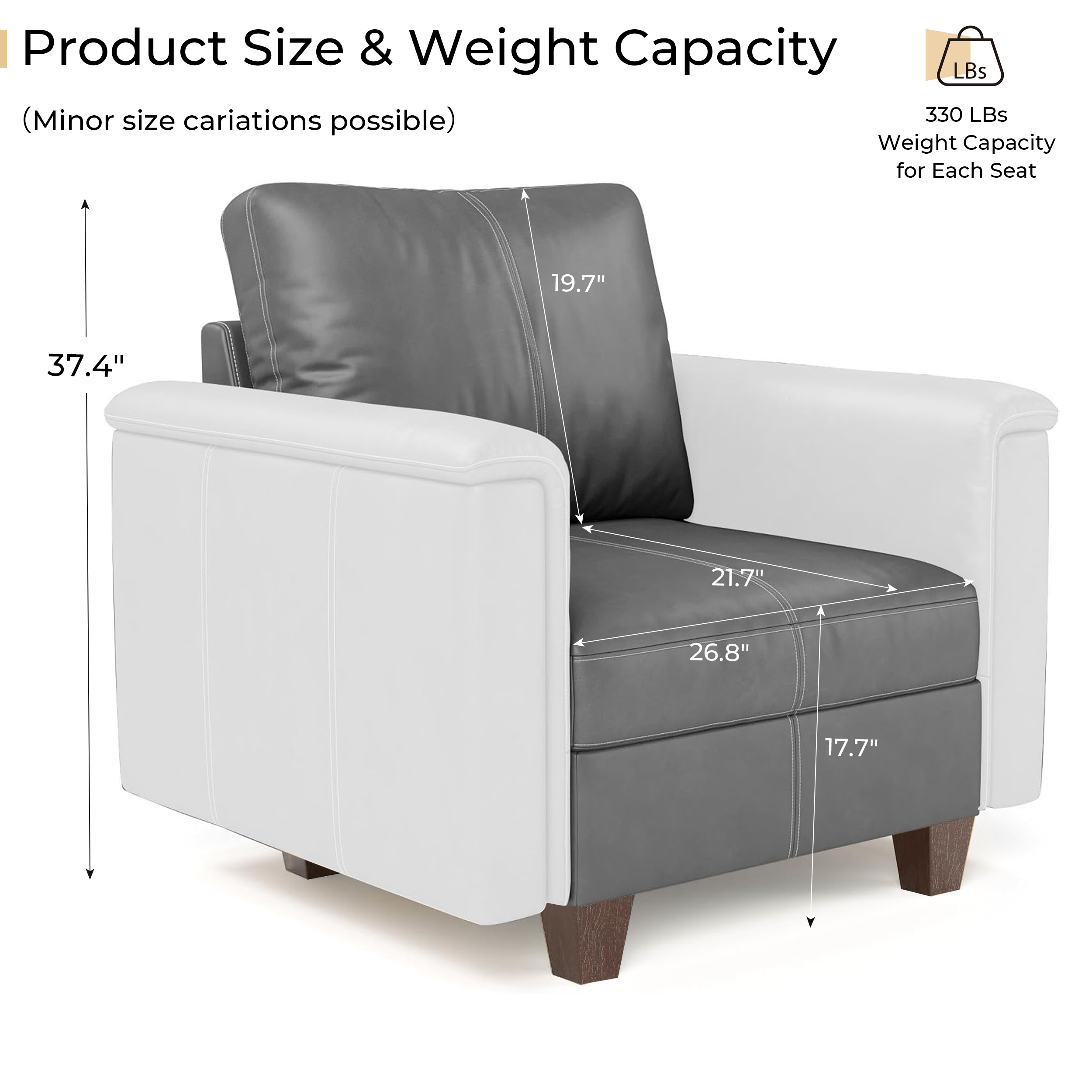 Nexus Armrest Seat | Ottoman And Seat | SITJOY