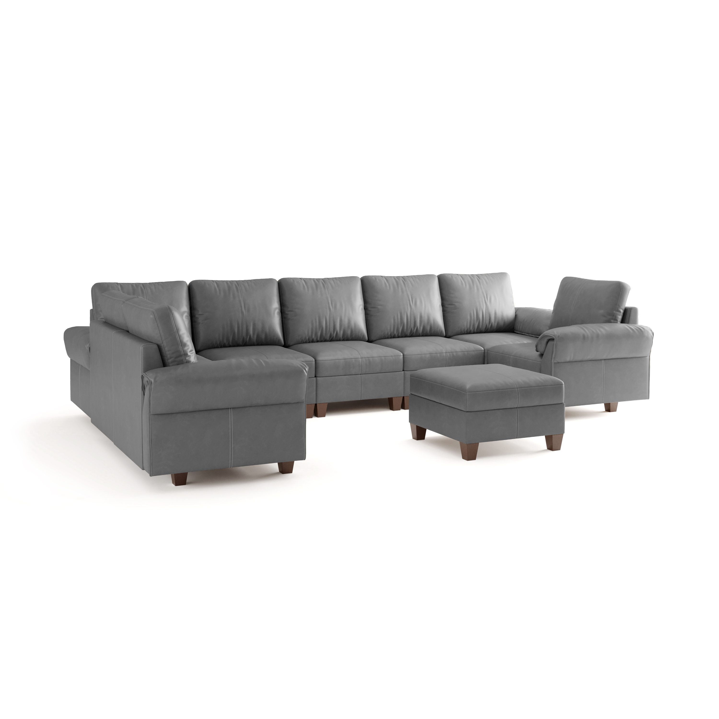 Nest Modular 9 Seats Sofa | Under-Seat Storage | SITJOY