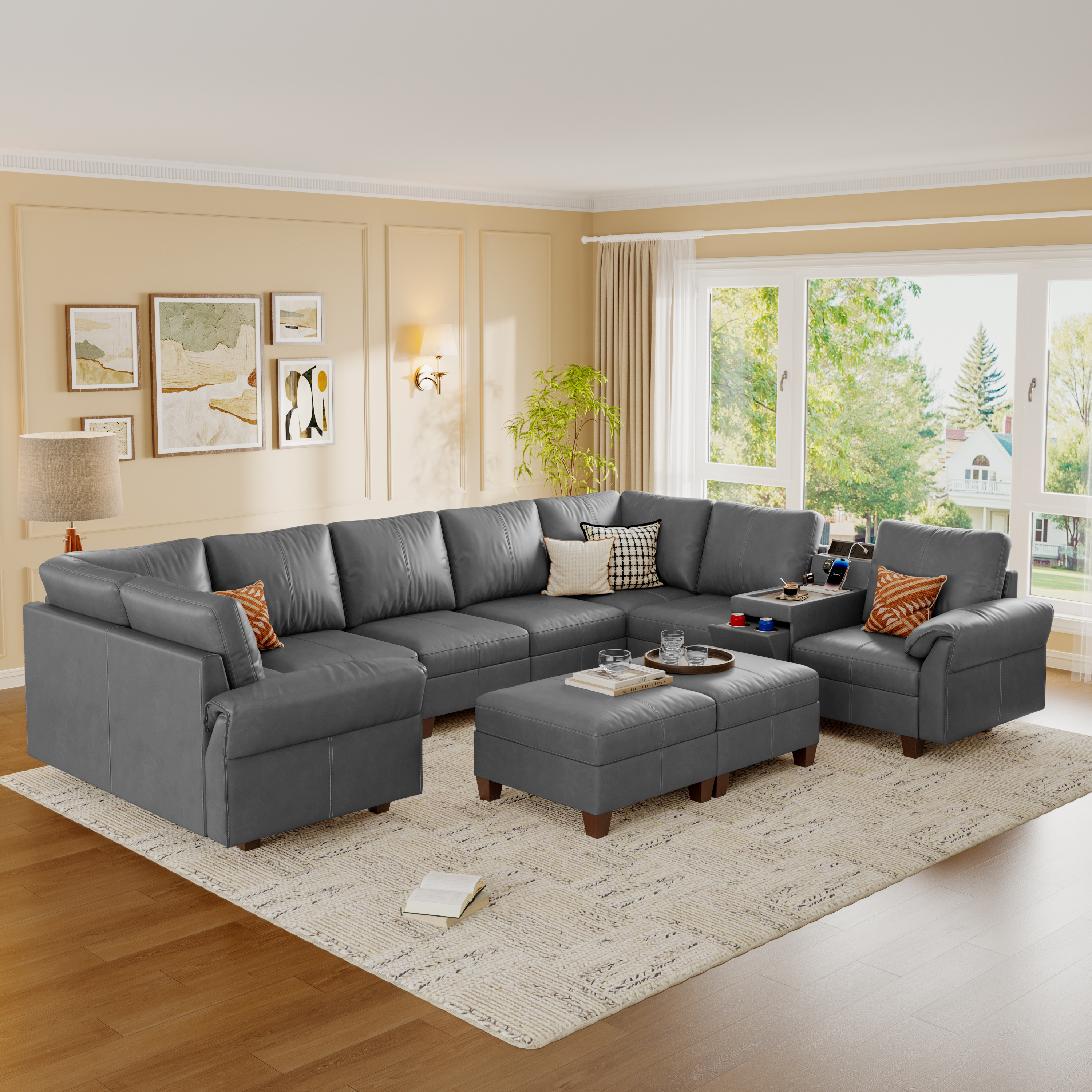 Nest Modular 10 Seats Sofa | Flexible Layout | SITJOY