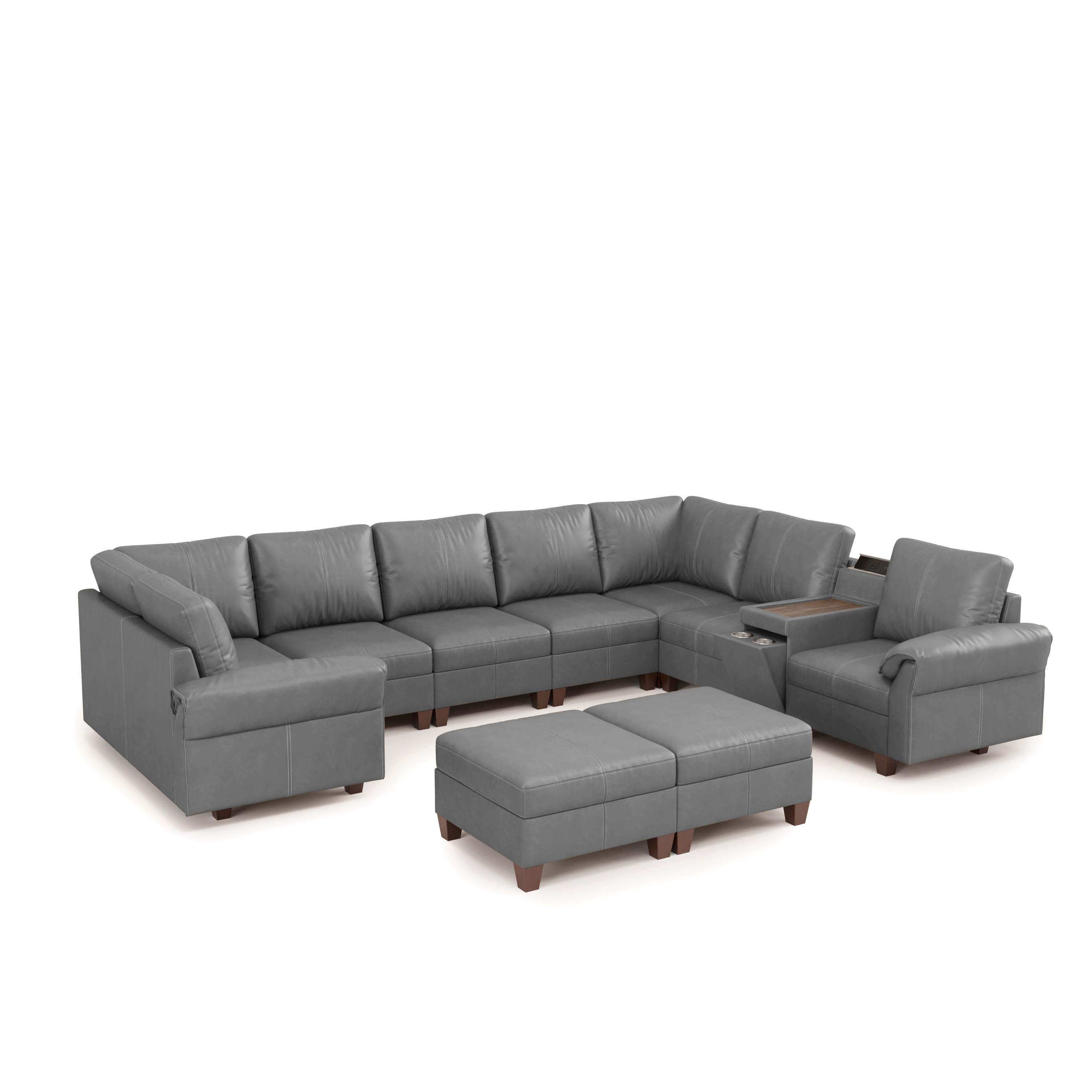 Nest Modular 10 Seats Sofa | Flexible Layout | SITJOY