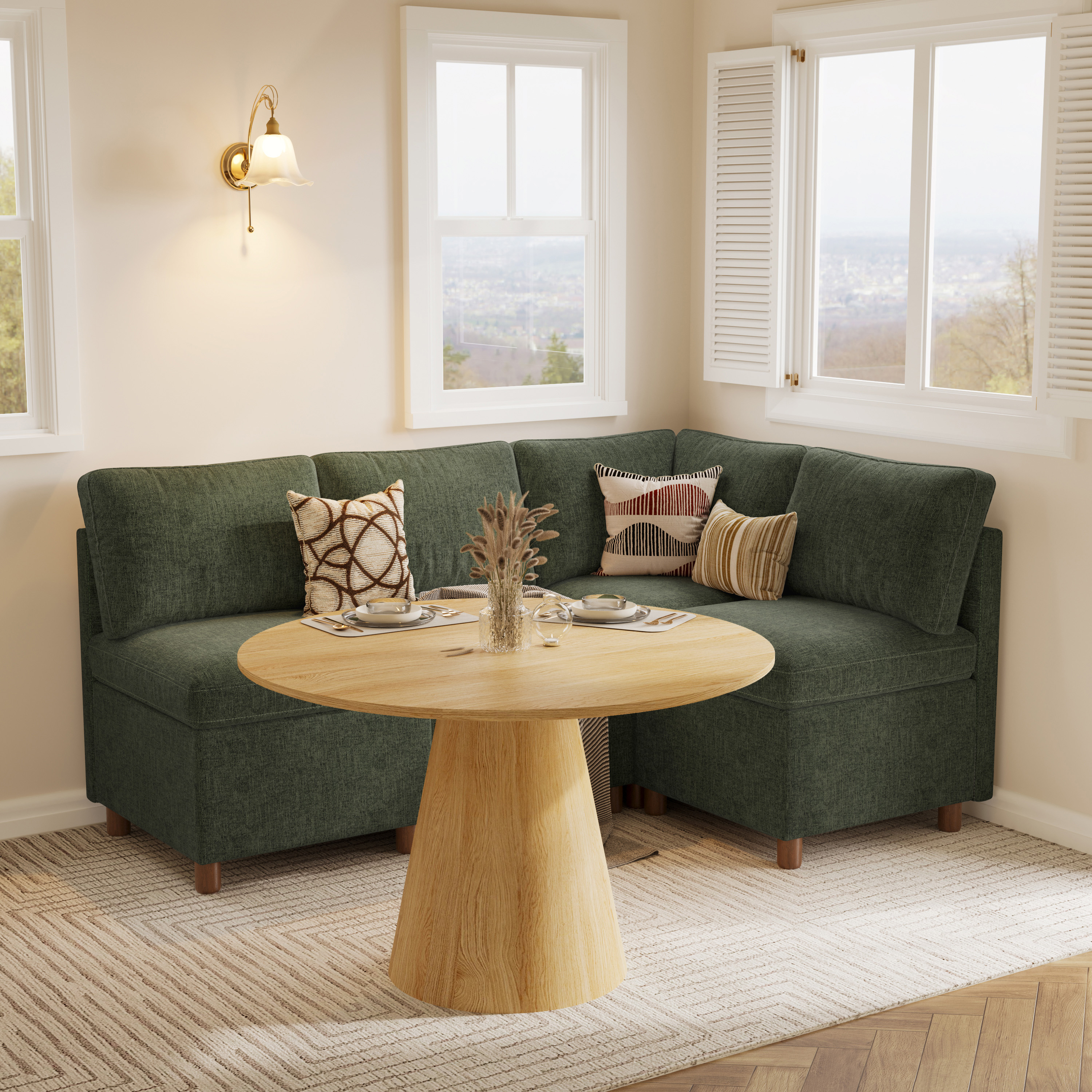 Aura L-Shaped Modular Sofa with Hidden Storage | SITJOY