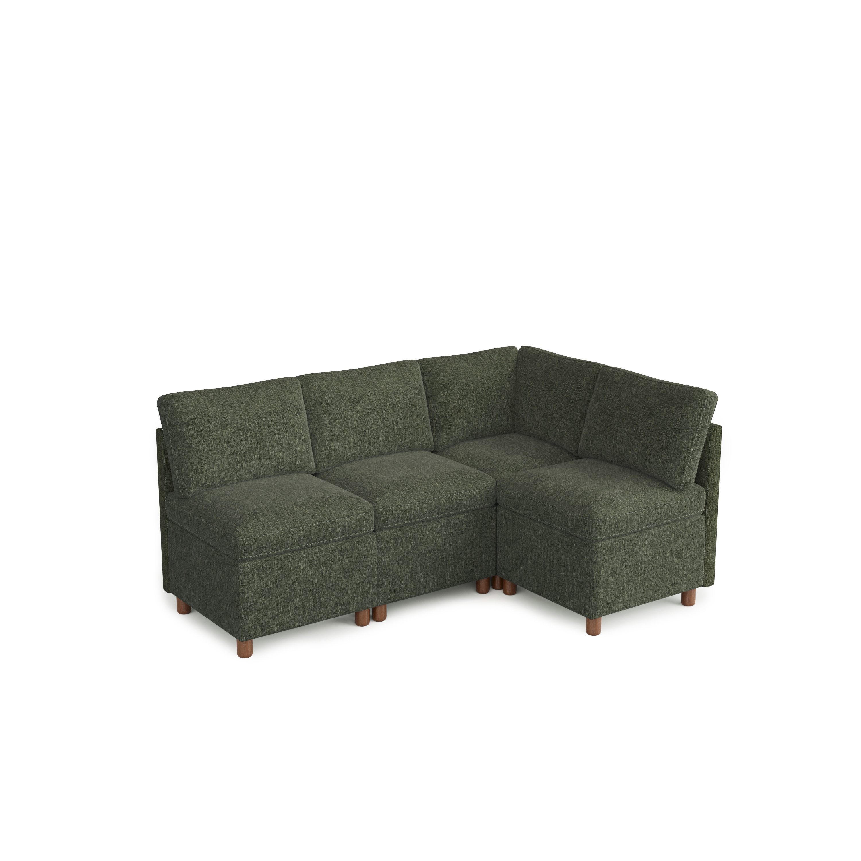 Aura L-Shaped Modular Sofa with Hidden Storage | SITJOY