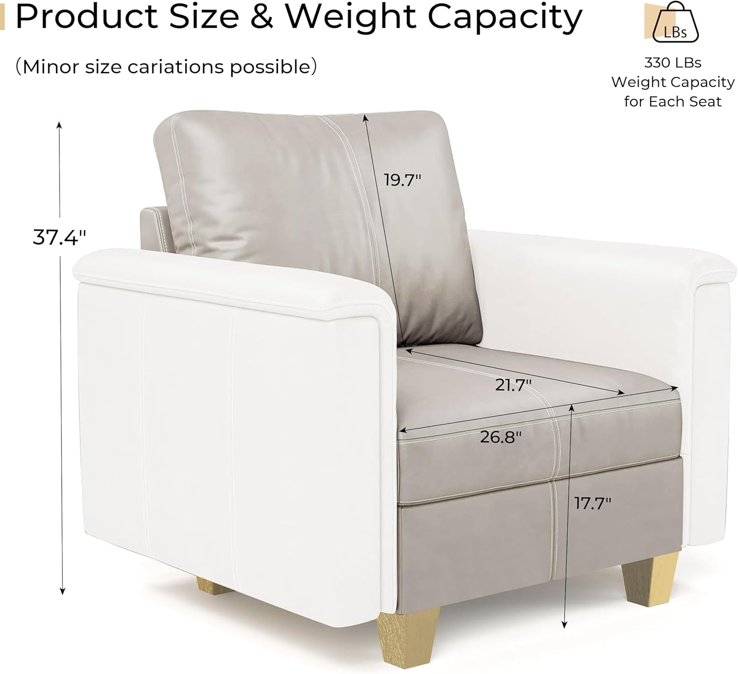 Nexus Armrest Seat | Ottoman And Seat | SITJOY