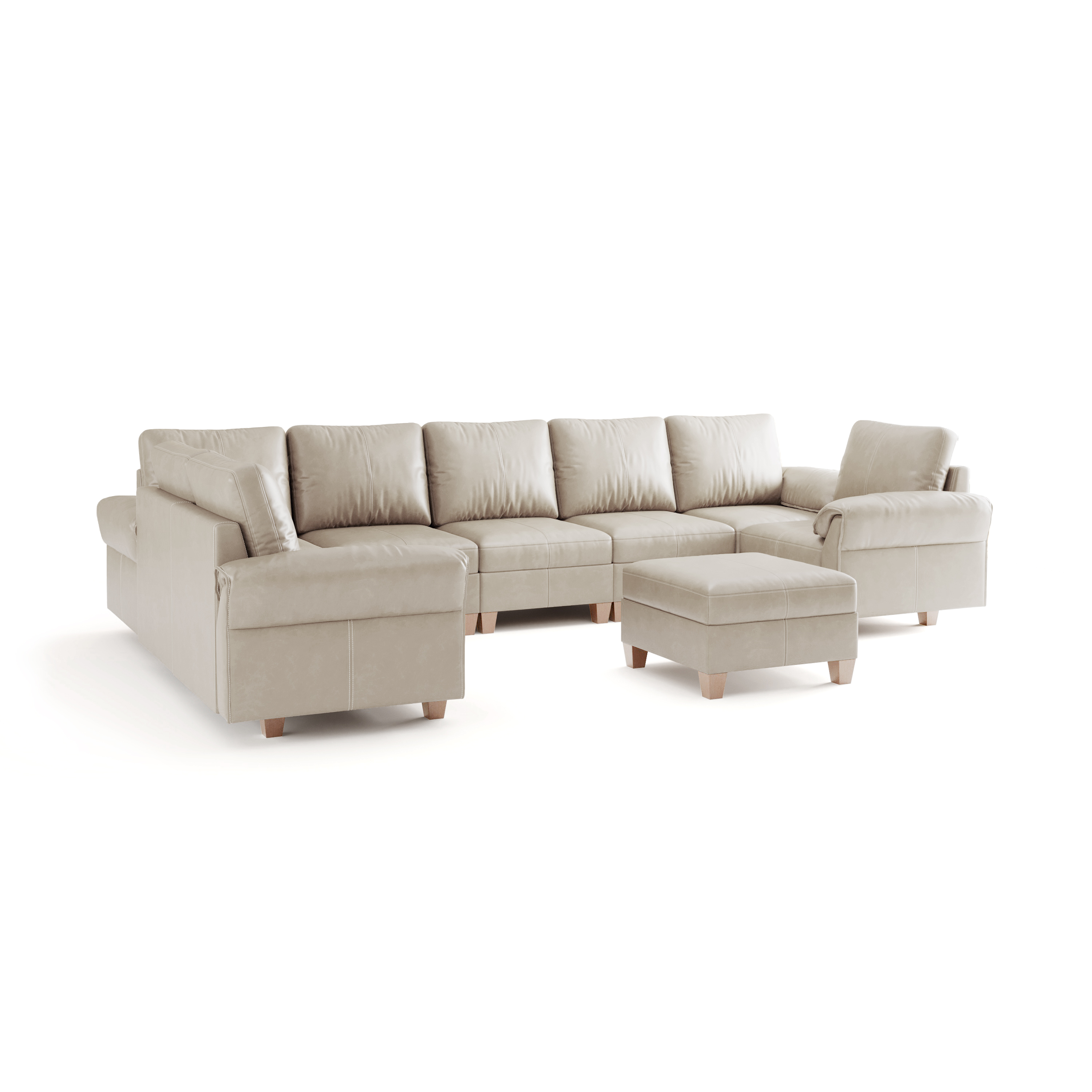 Nest Modular 9 Seats Sofa | Under-Seat Storage | SITJOY