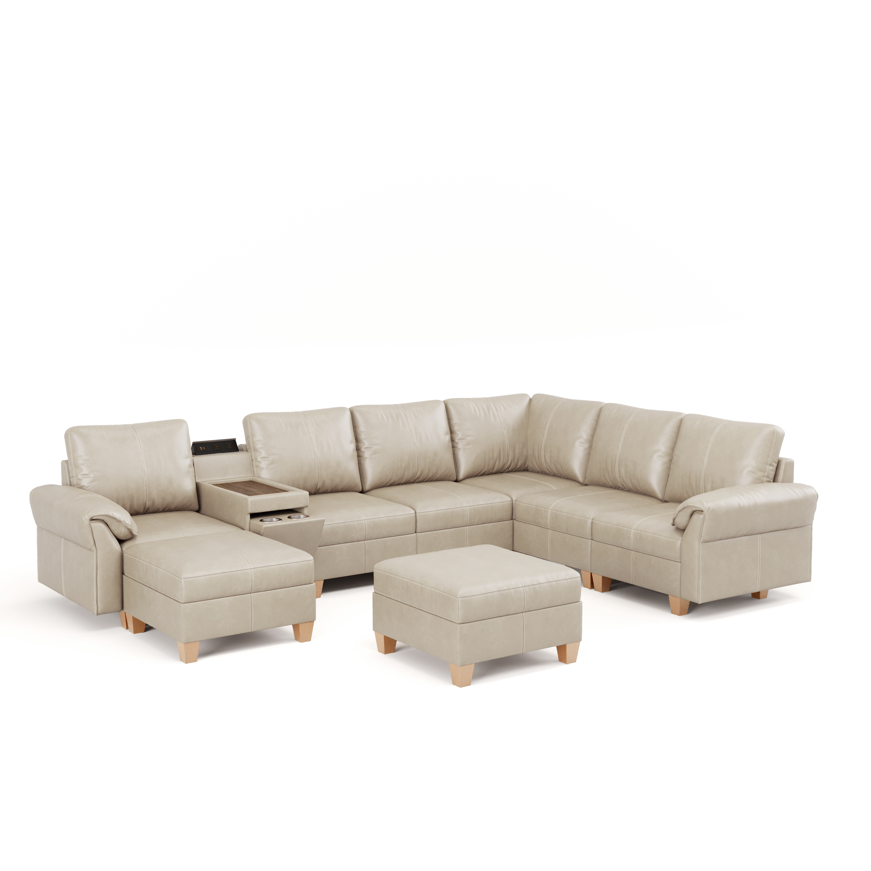 Nest Modular 8 SeatsSofa| SITJOY