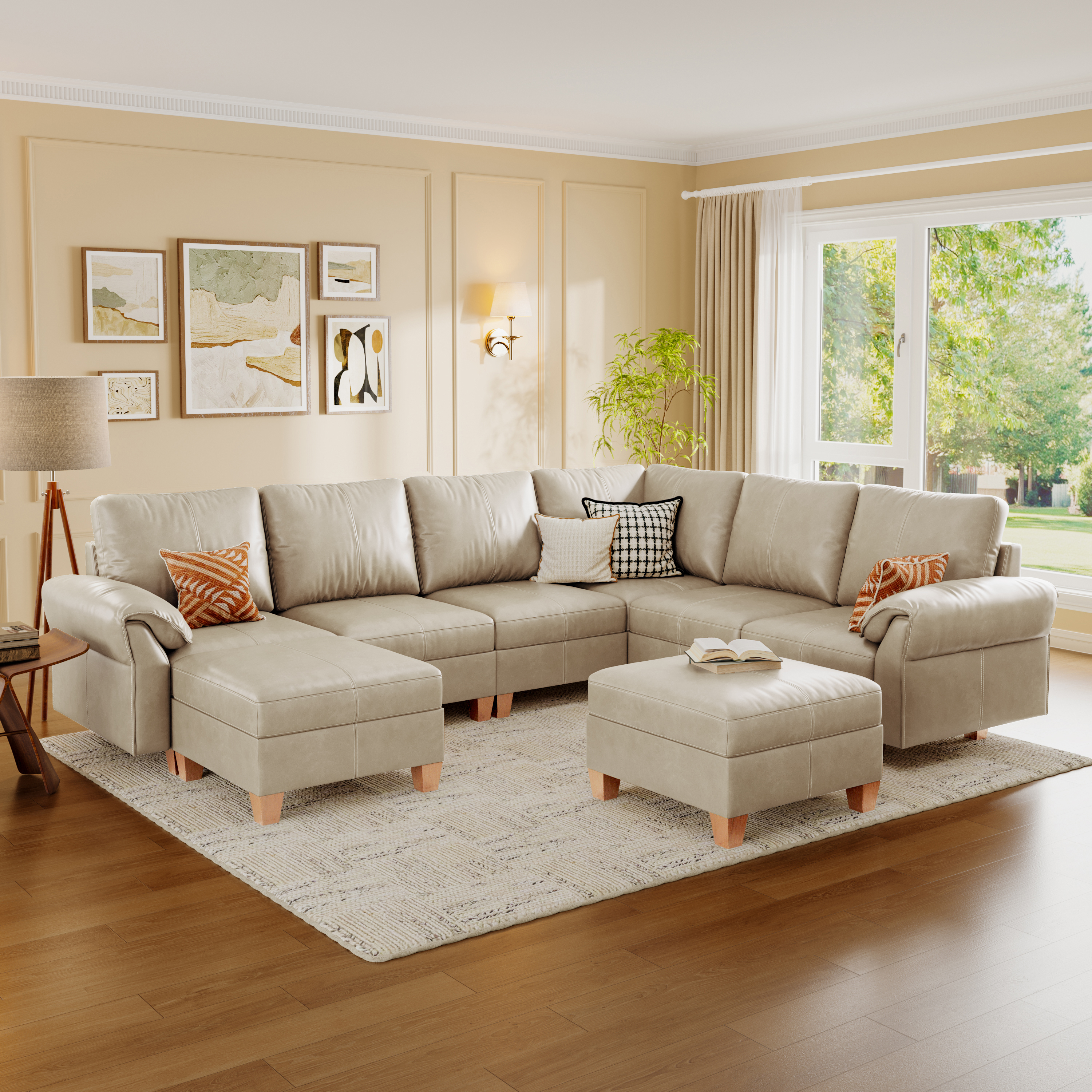 Nest Modular 8 SeatsSofa| SITJOY