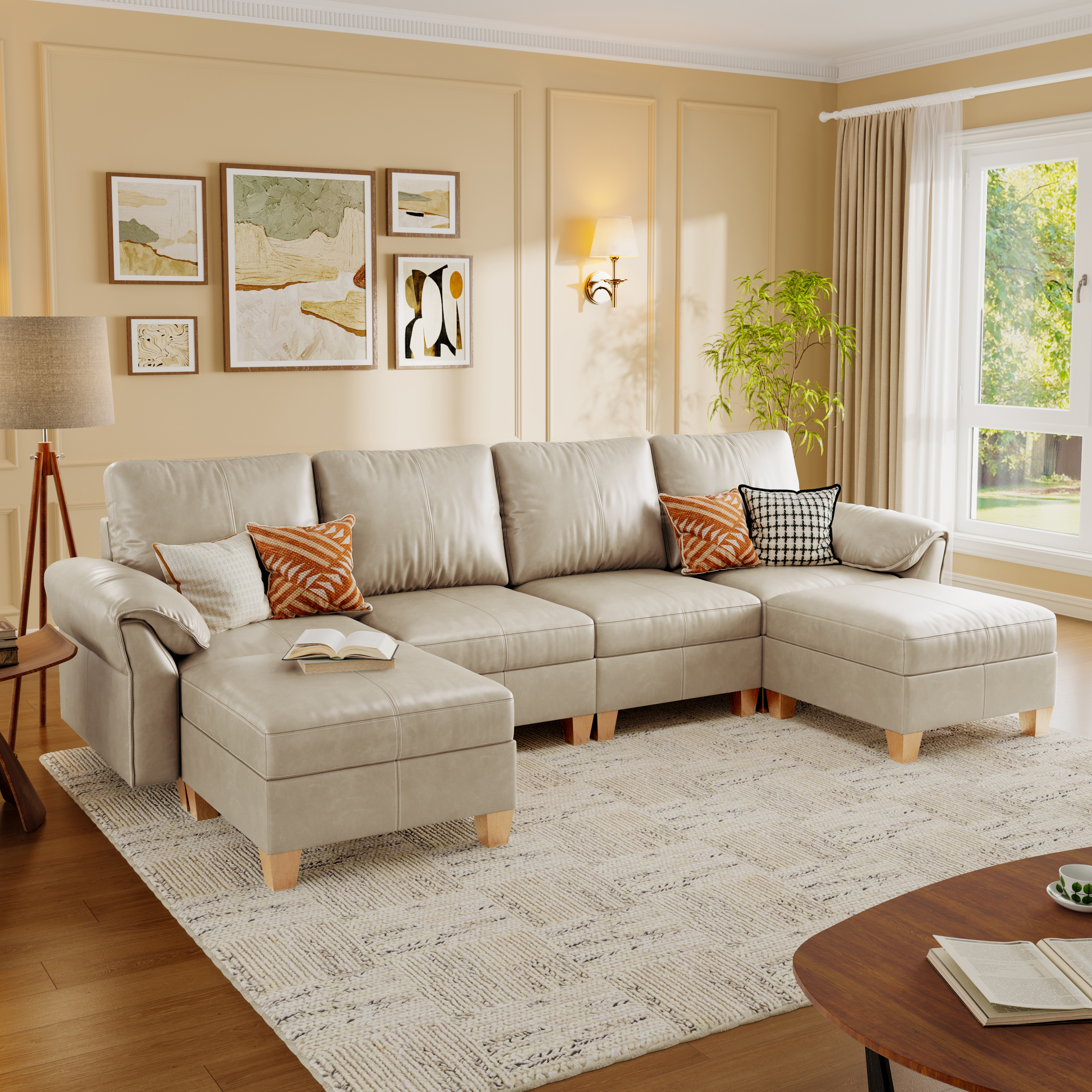 Nest Modular 6 Seats Sofa | Chaise Longue | SITJOY
