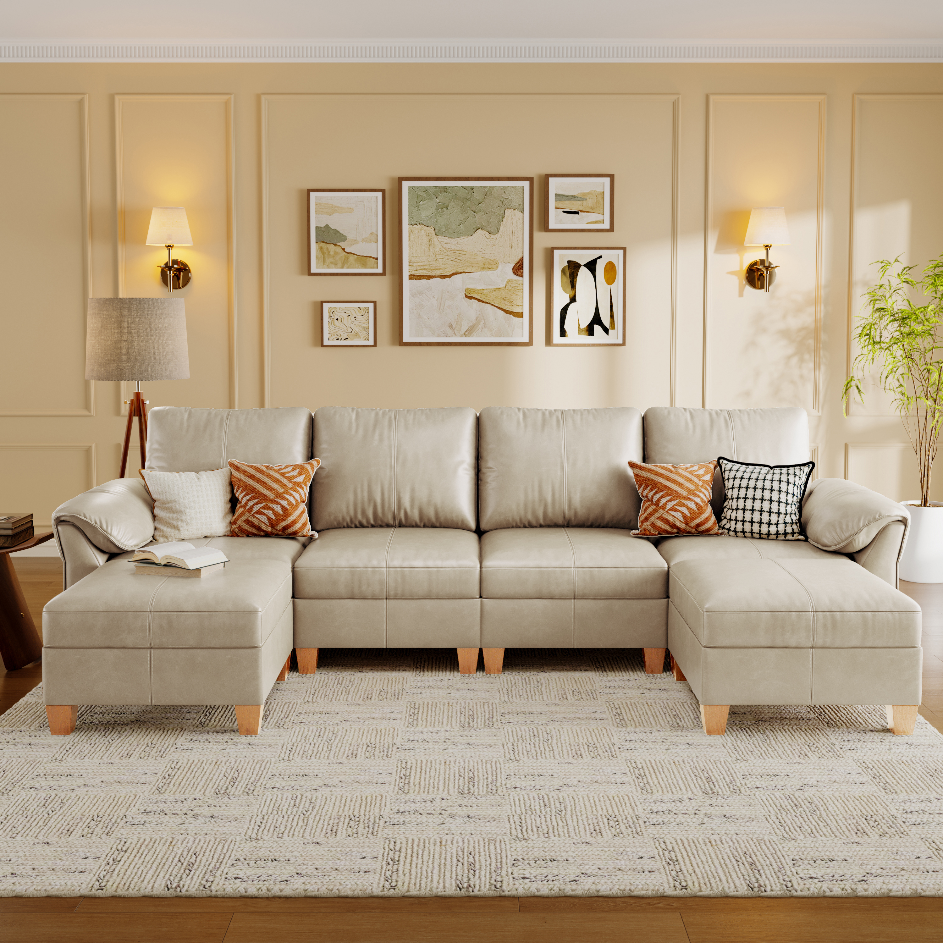 Nest Modular 6 Seats Sofa | Chaise Longue | SITJOY