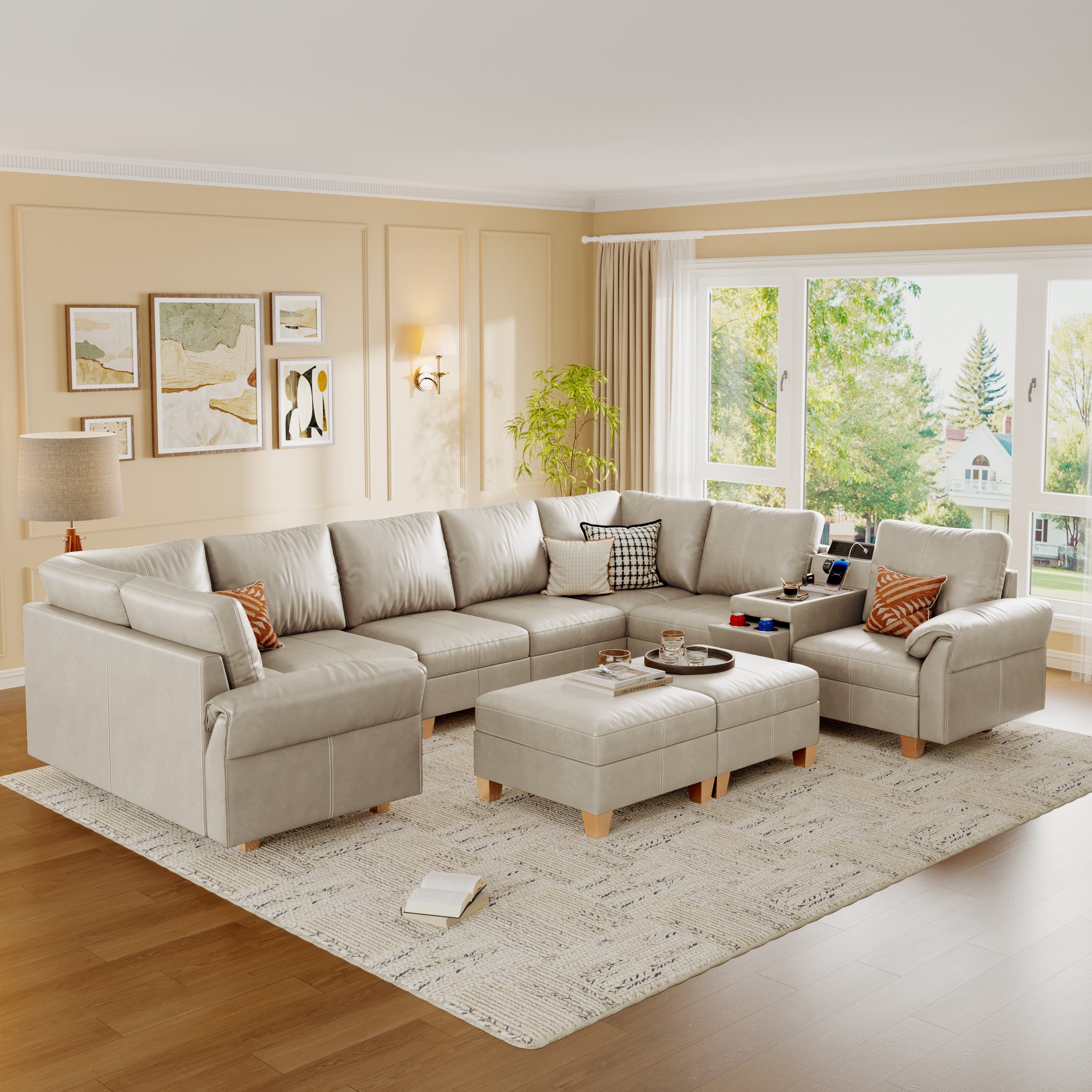 Nest Modular 10 Seats Sofa | Flexible Layout | SITJOY