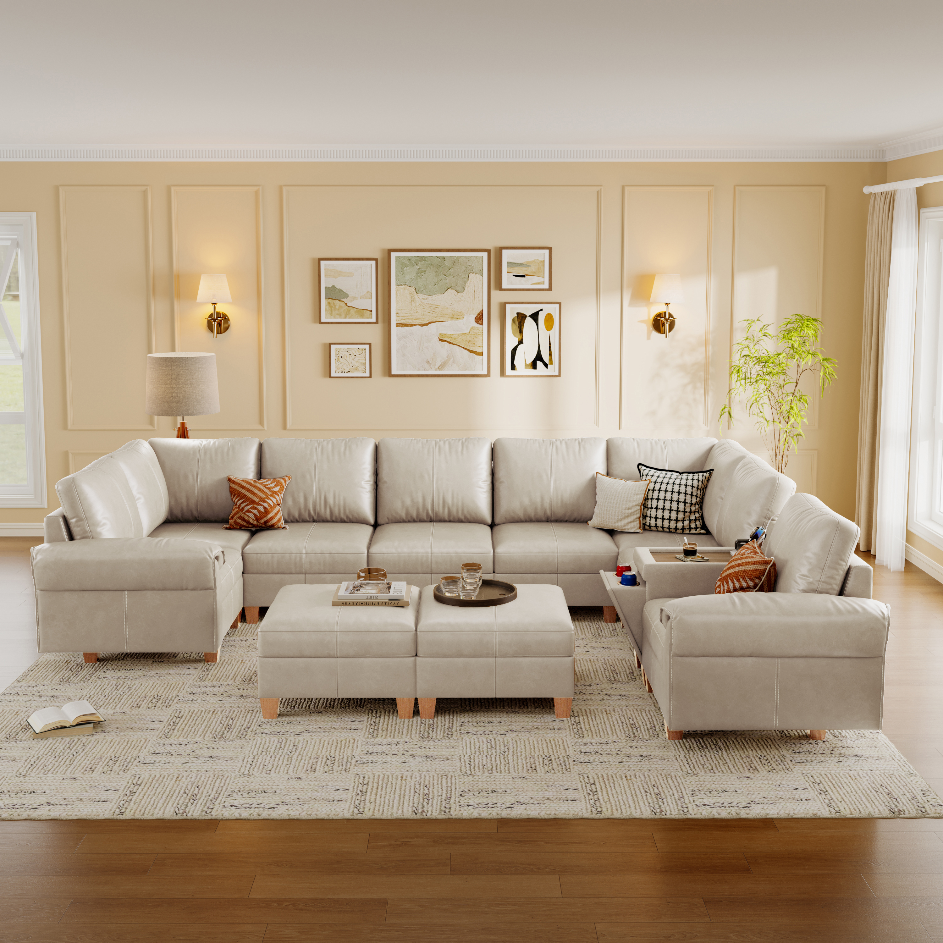 Nest Modular 10 Seats Sofa | Flexible Layout | SITJOY