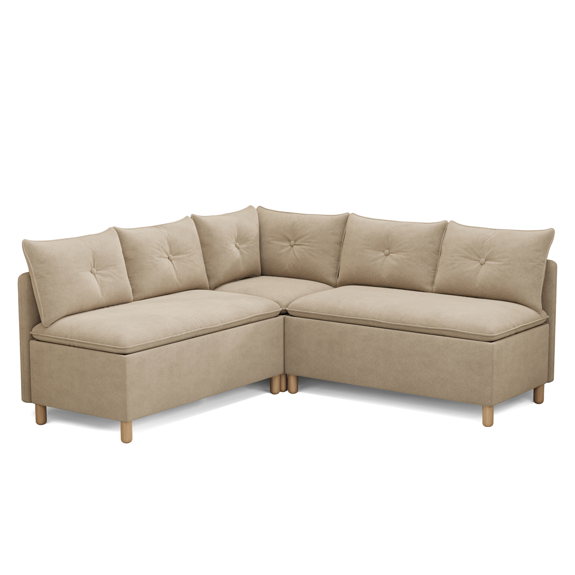 5-Seat Breakfast Bench with Hidden Storage