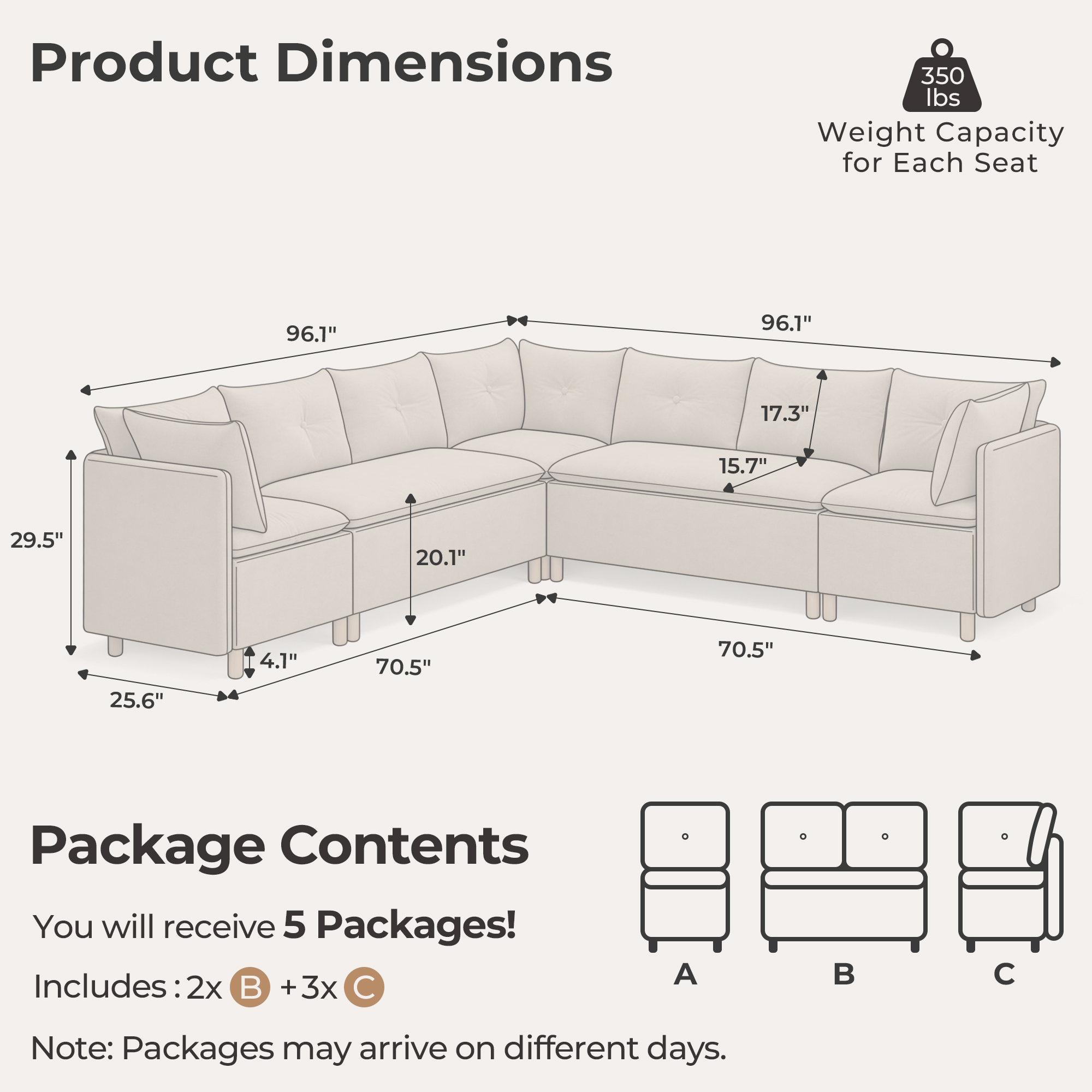 7-Seat Lounge Space with Hidden Storage