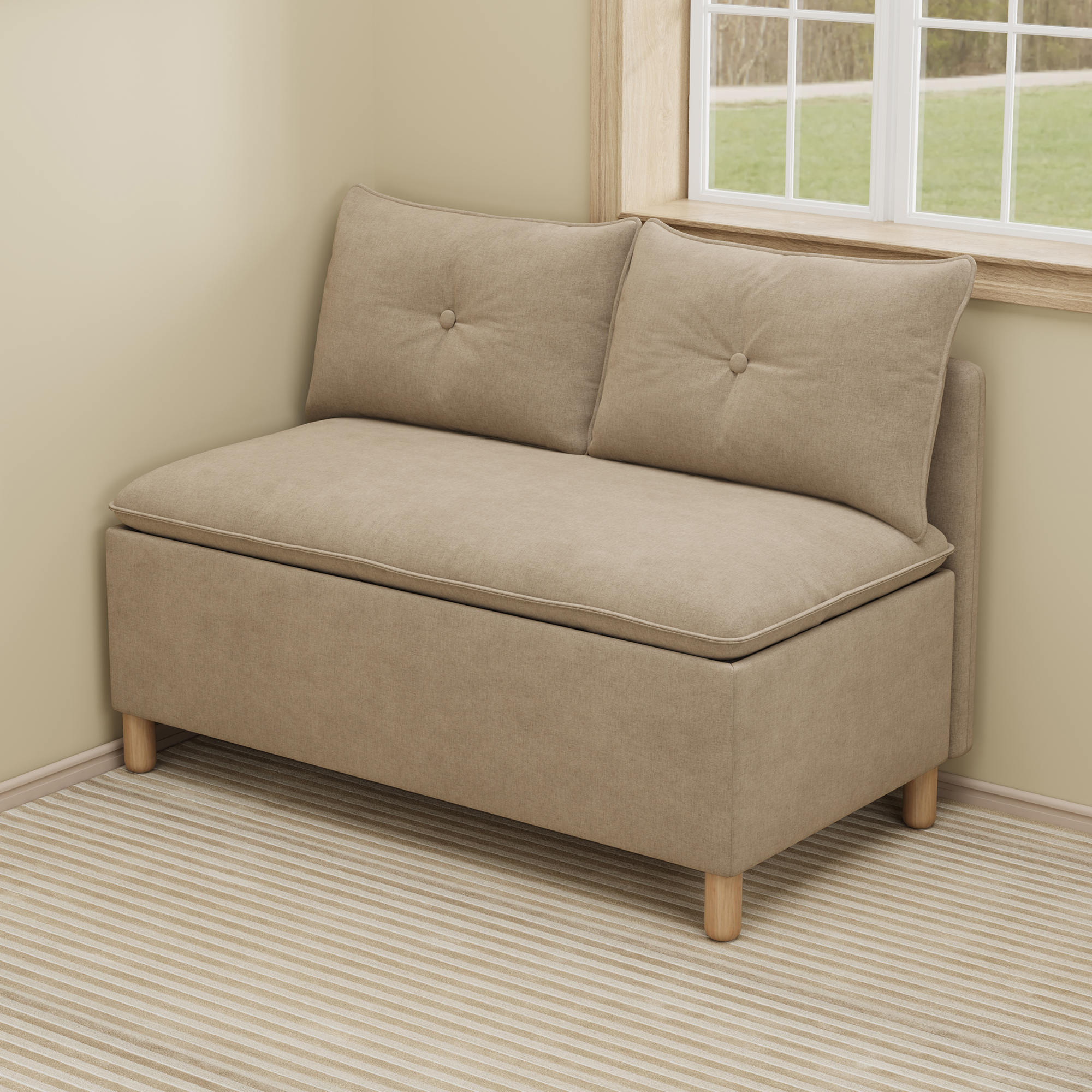 Single Seat & Corner Seat & Bench with Storage