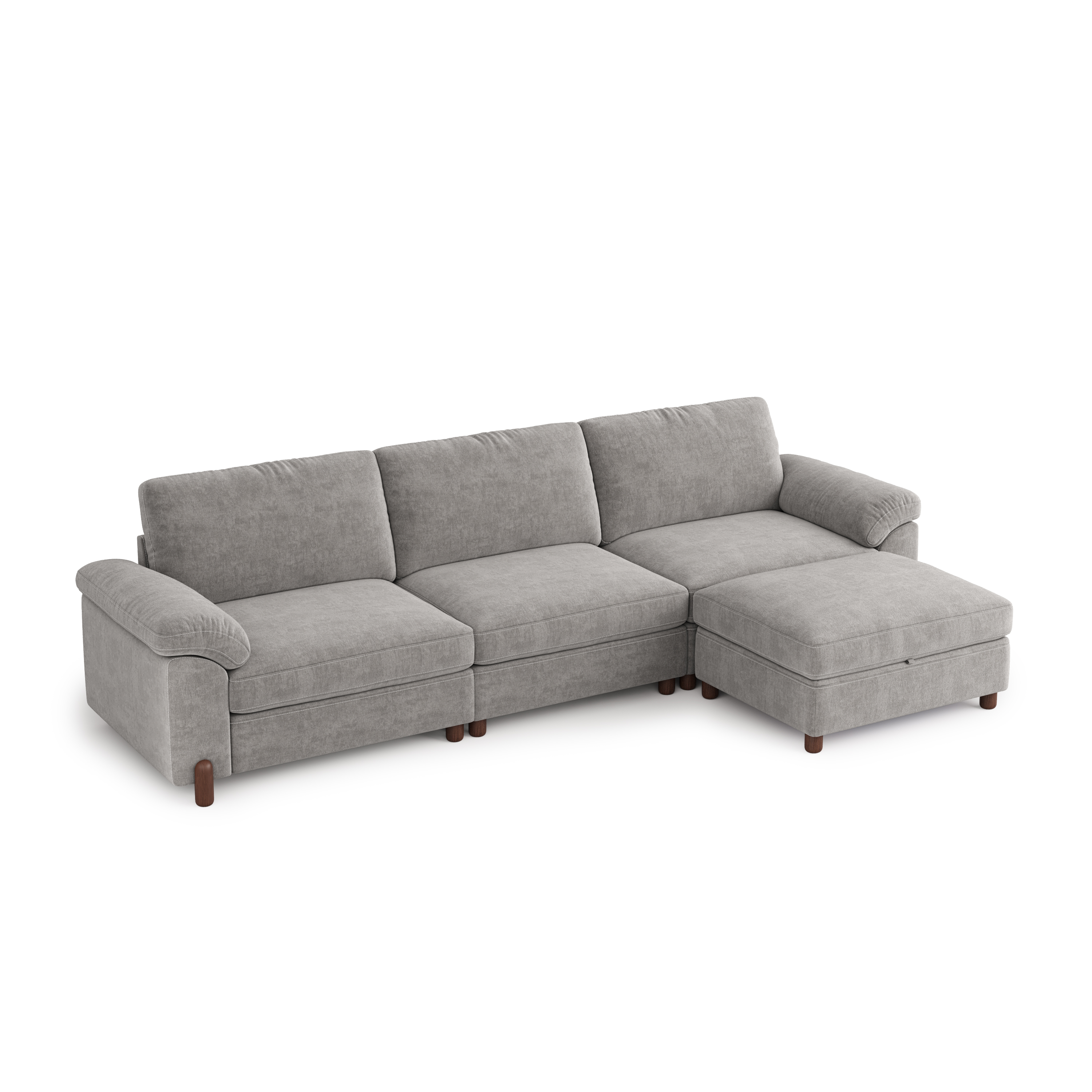 Vista 4-Seat Compact L-Shaped Sectional with Chaise