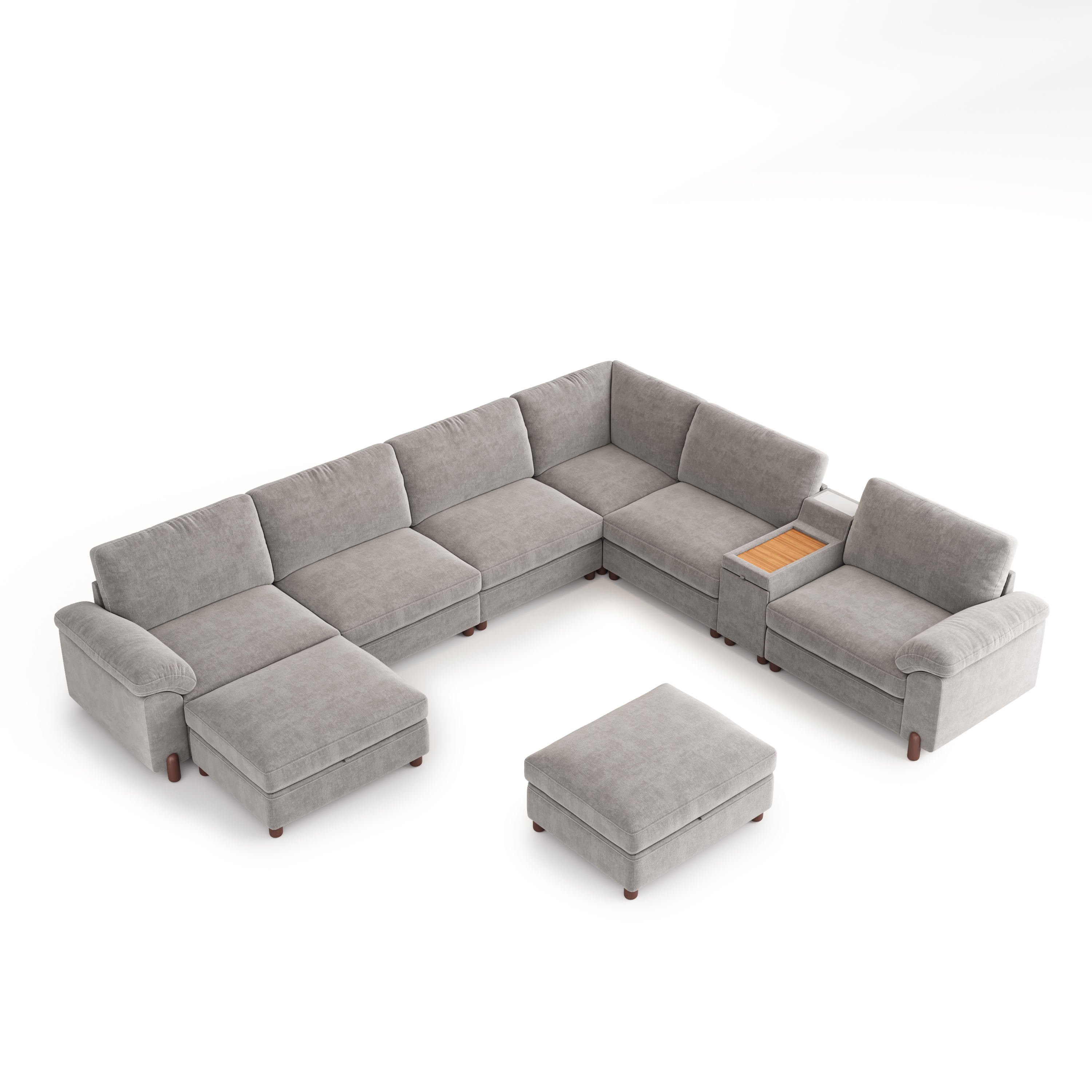 Vista 8-Seat U-Shaped Modular Sectional