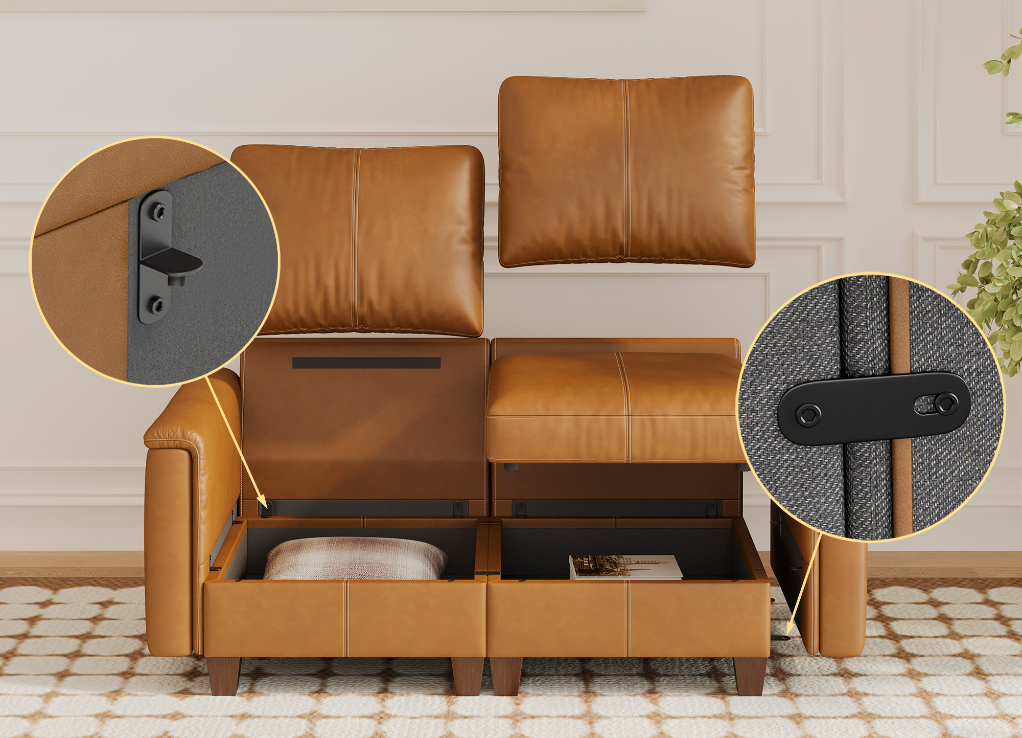 Nexus Armrest Seat | Ottoman And Seat | SITJOY