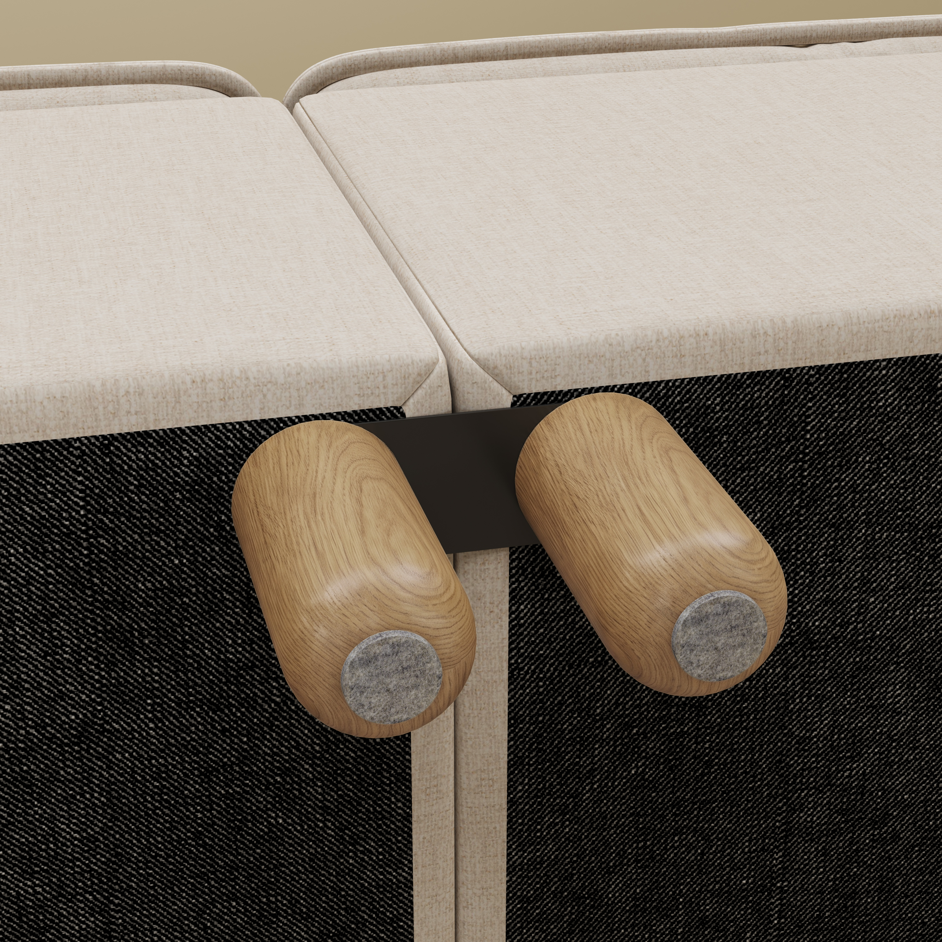 10-Seat U-shaped Breakfast Nook with Hidden Storage