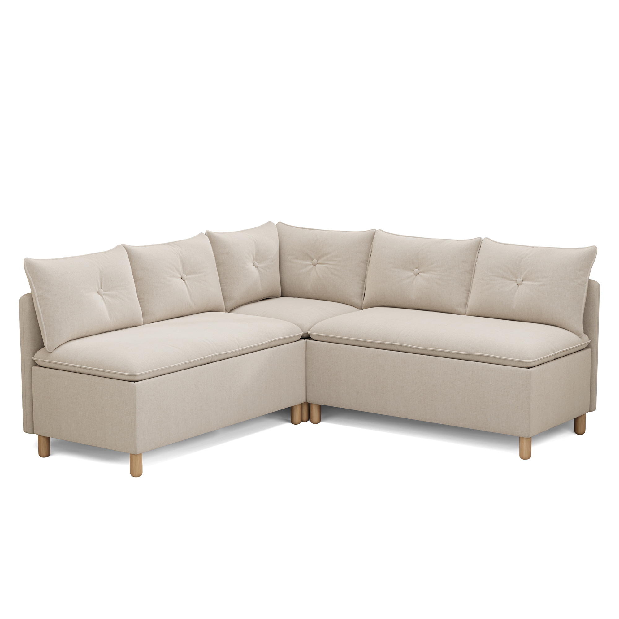5-Seat Breakfast Bench with Hidden Storage