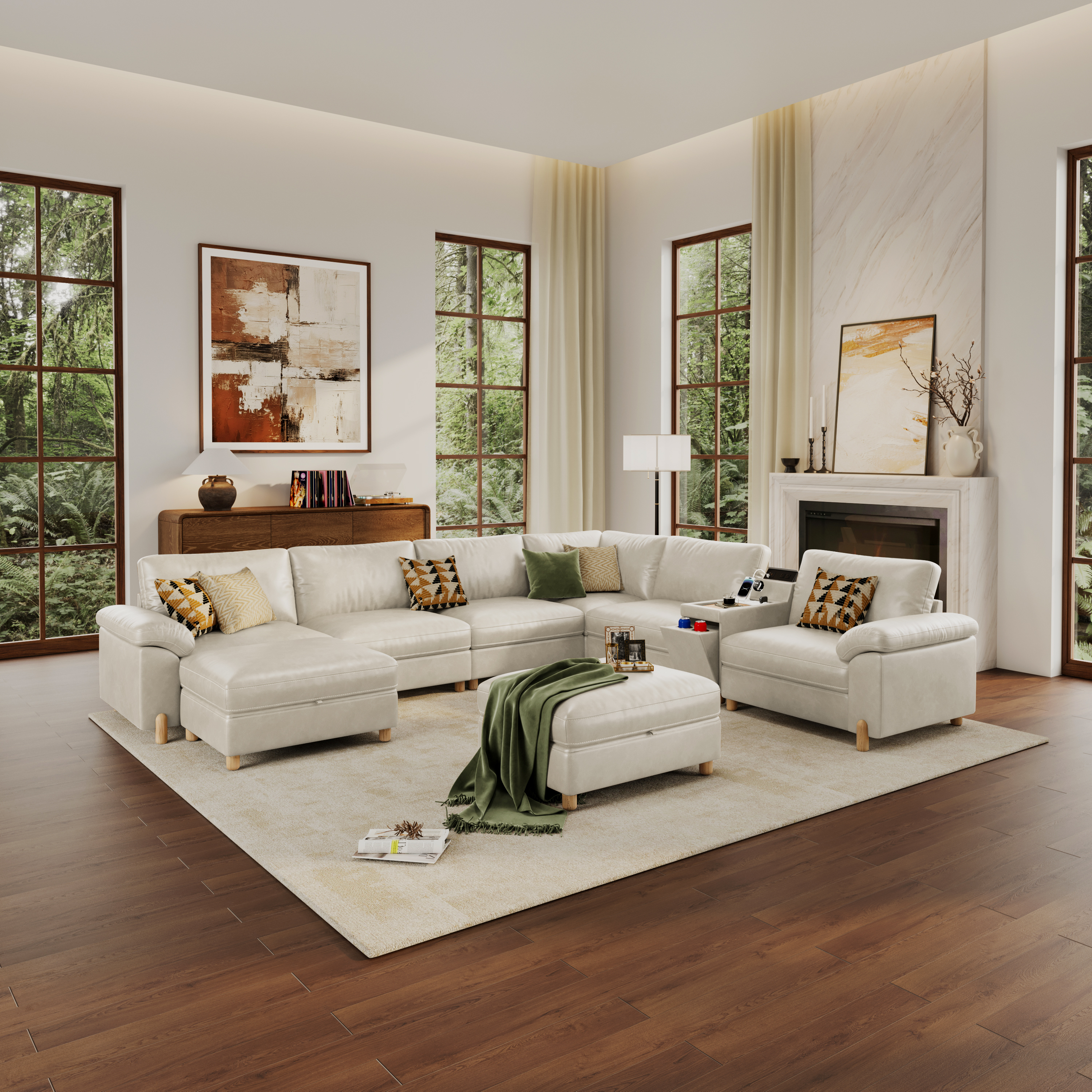 Vista 8-Seat U-Shaped Modular Sectional