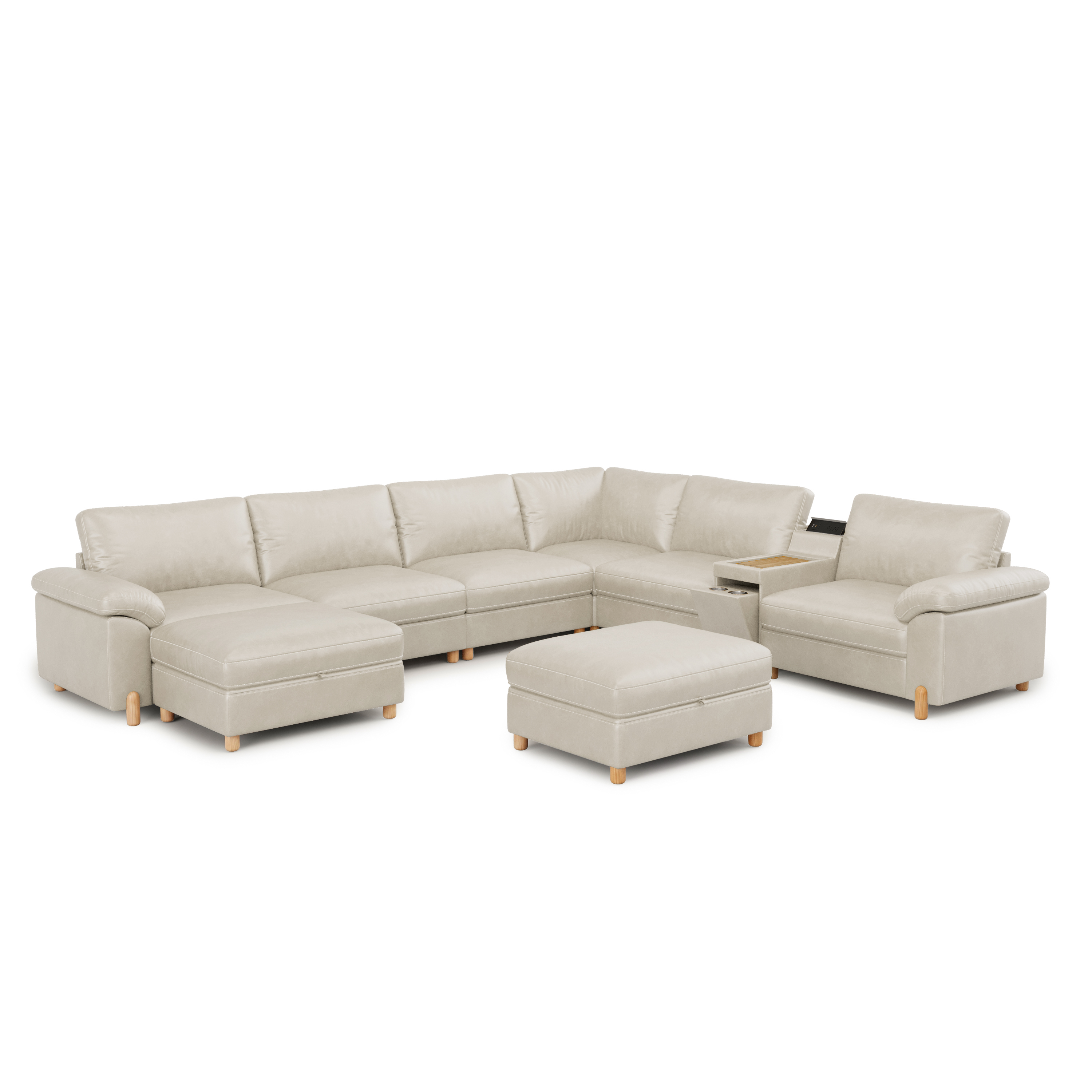 Vista 8-Seat U-Shaped Modular Sectional