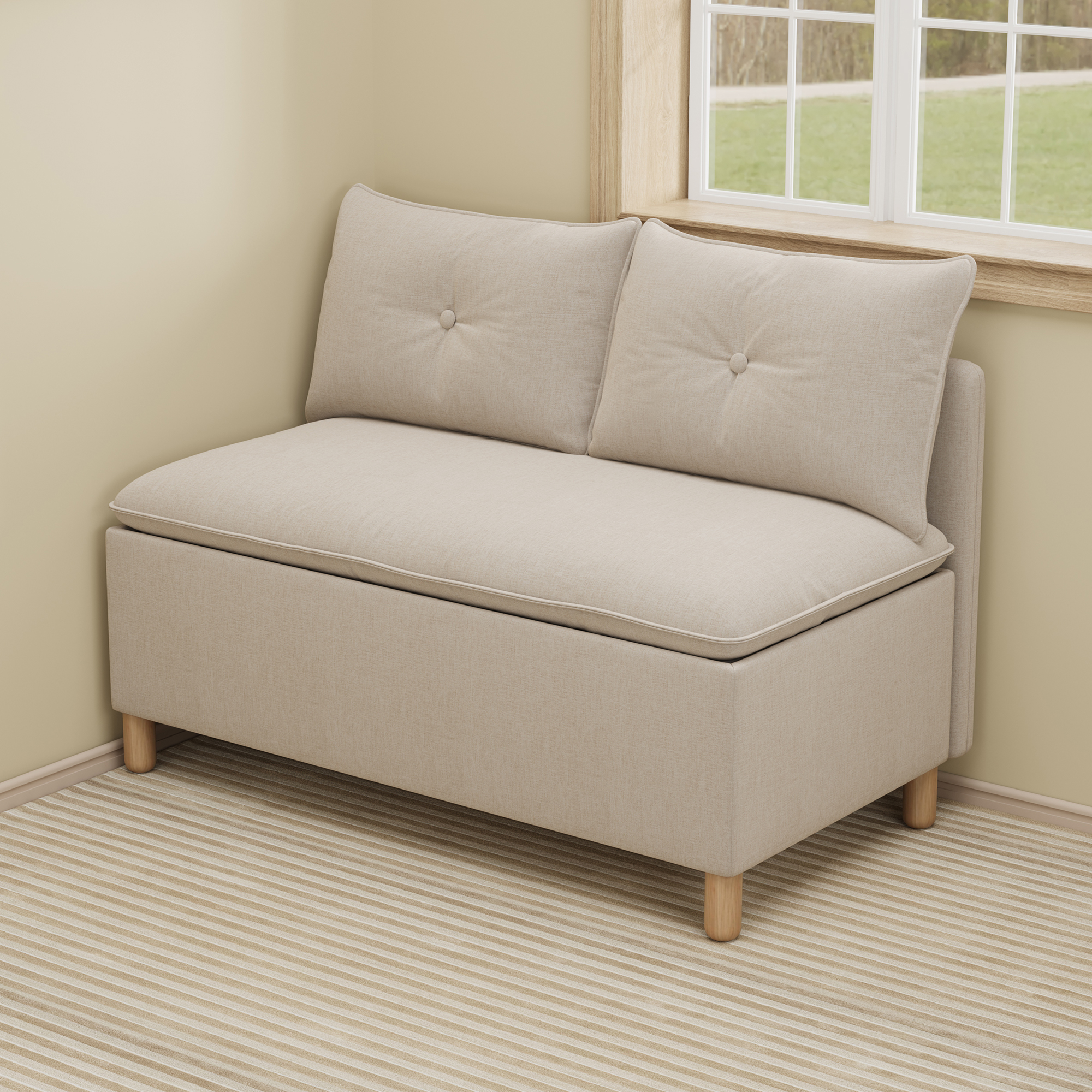 Single Seat & Corner Seat & Bench with Storage