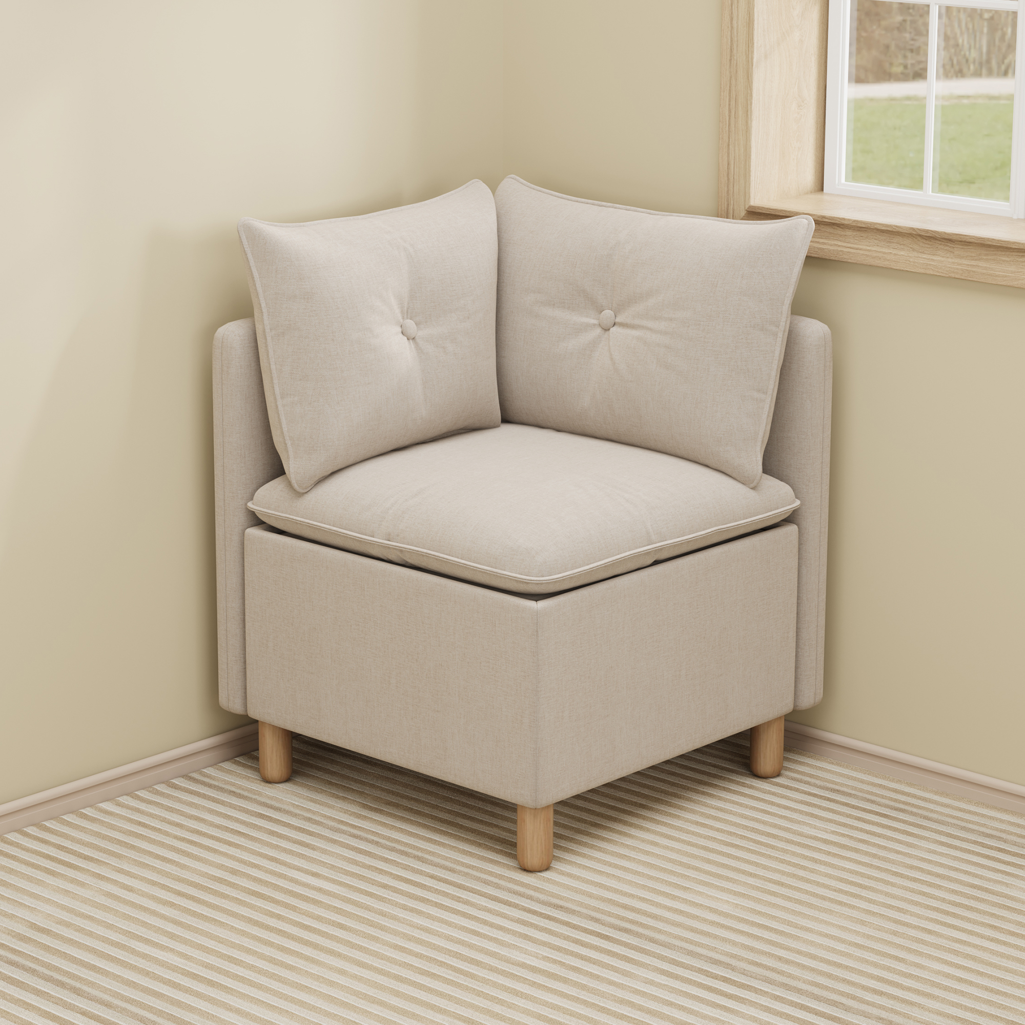 Single Seat & Corner Seat & Bench with Storage