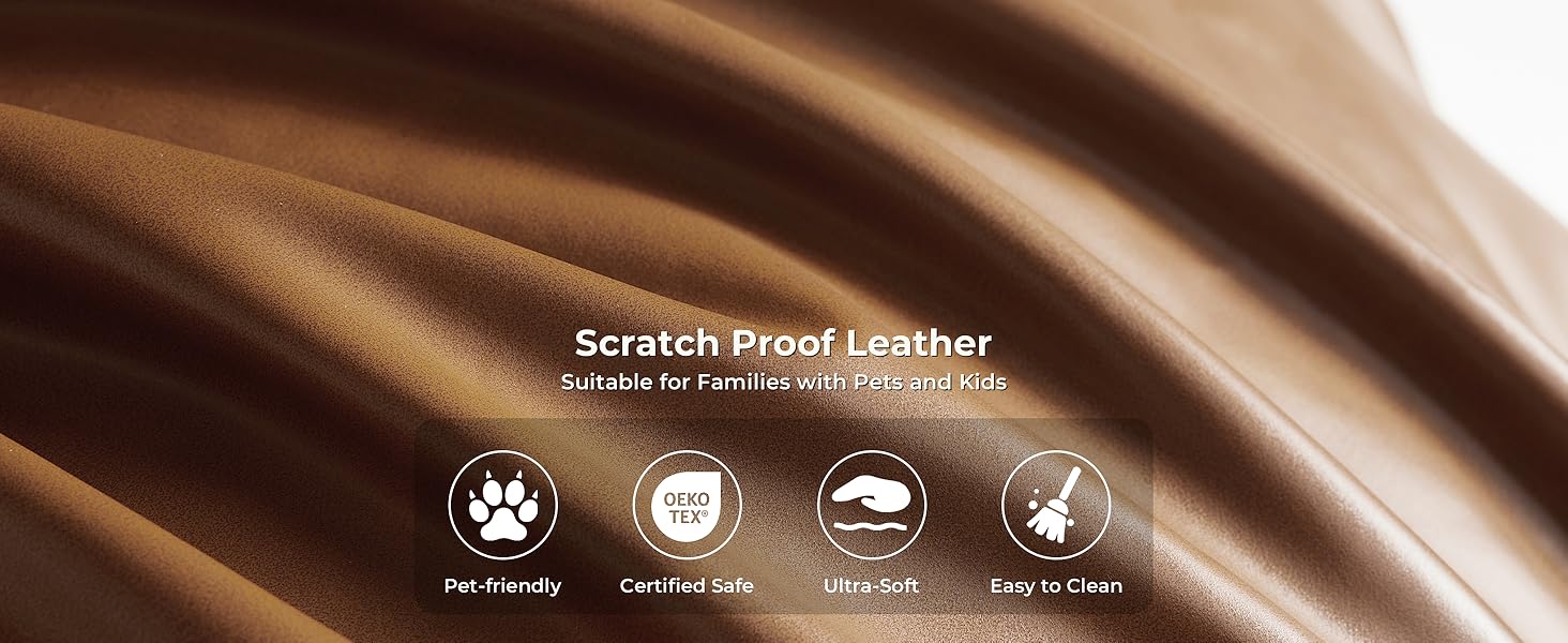 pet friendly leather recliner