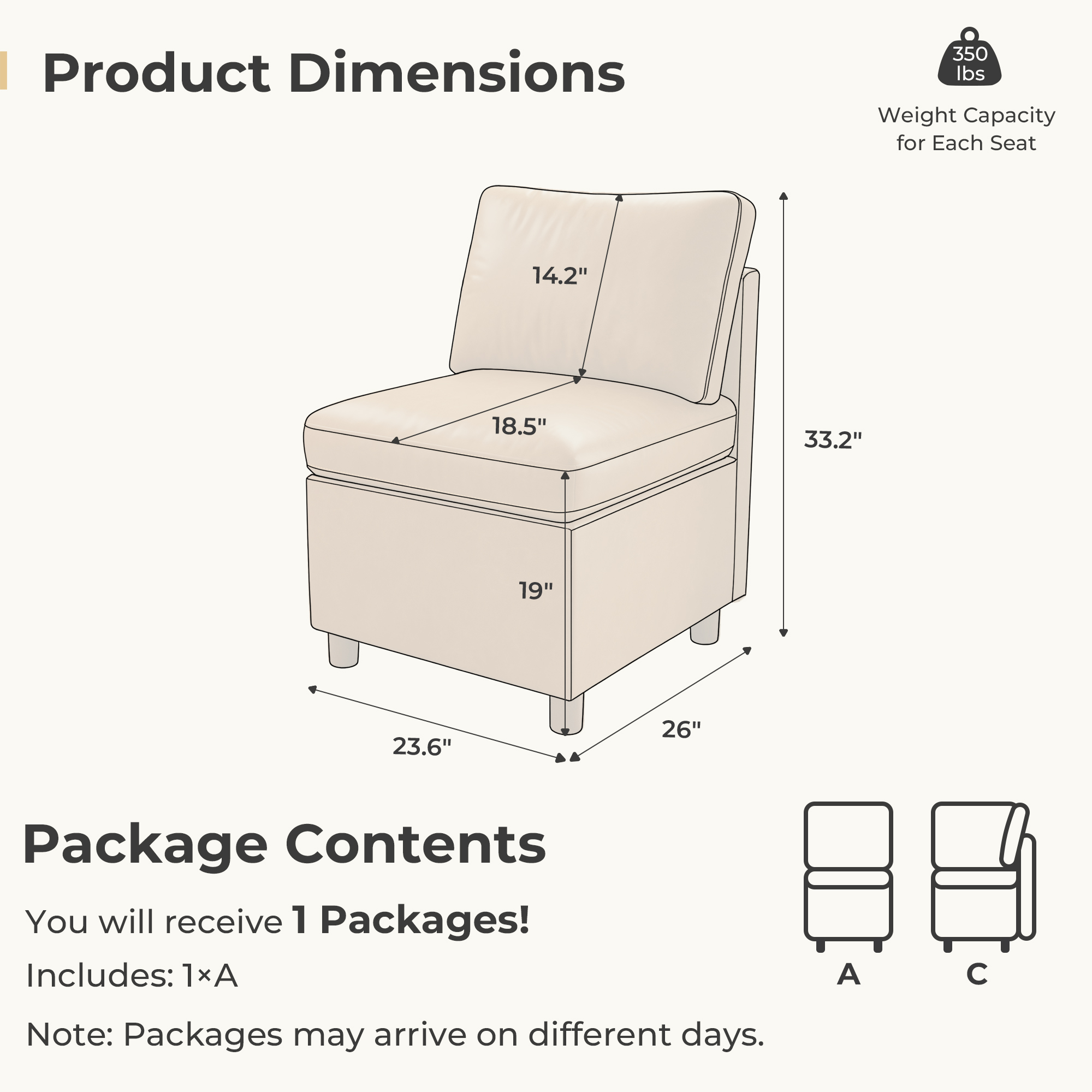 Aura Single Storage Chair | Breakfast Nook