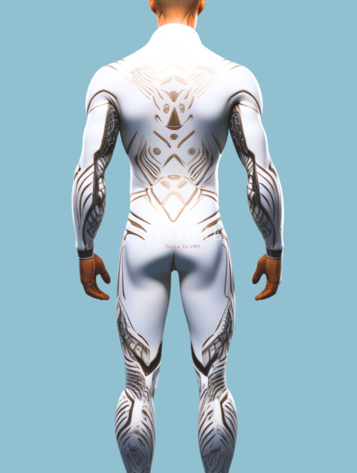 Bear Warrior Male Costume for Halloween Party, Cosplay Events, Role - playing Games at VIVIDHE