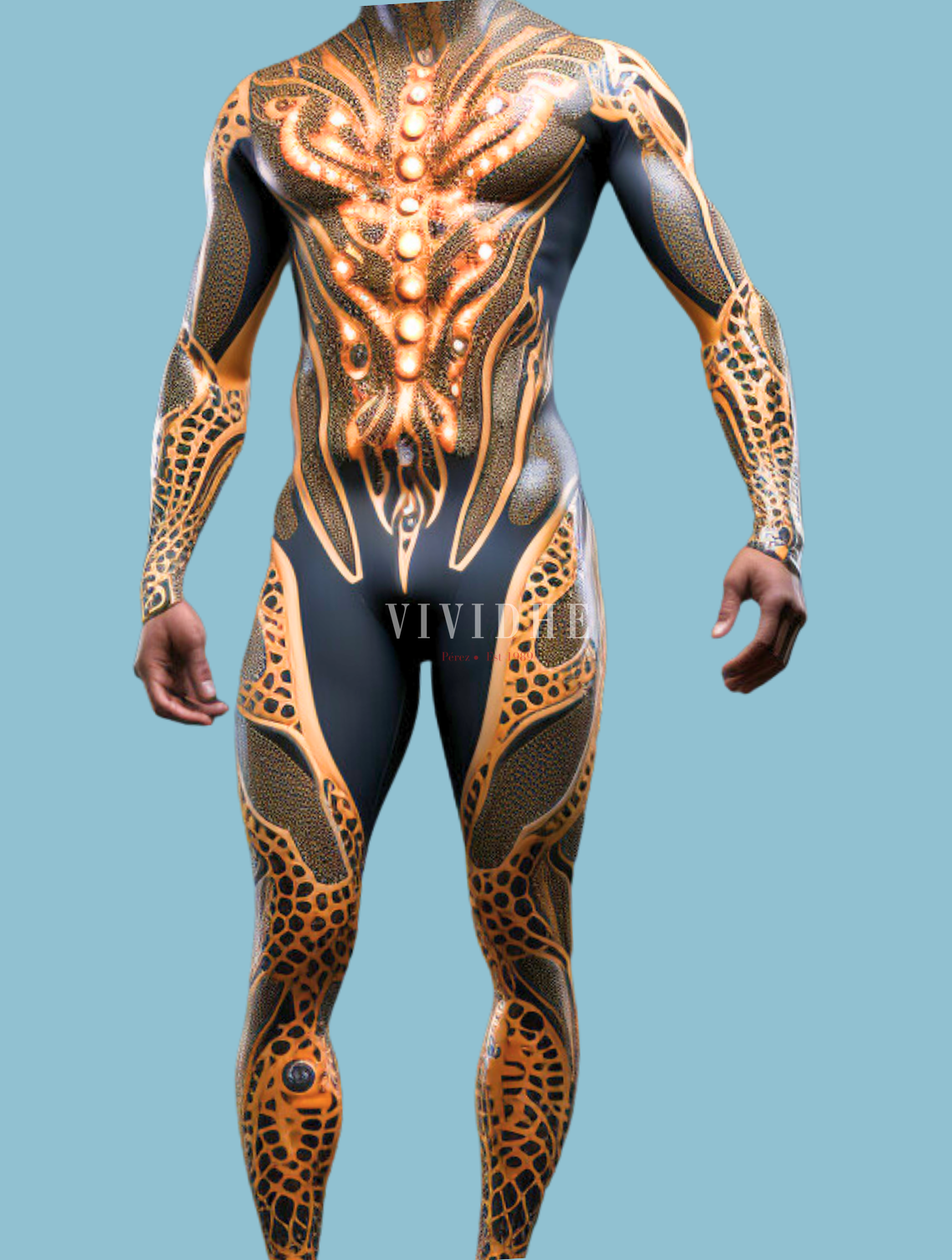 Cheetah Warrior Male Costume