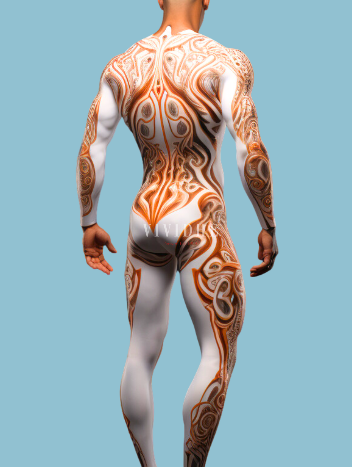 Lava Warrior Male Costume_For Cosplay_VIVIDHE