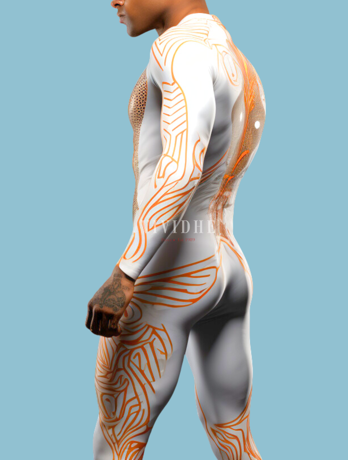 Fiery Warrior Male Costume_Cosplay Scenarios_VIVIDHE