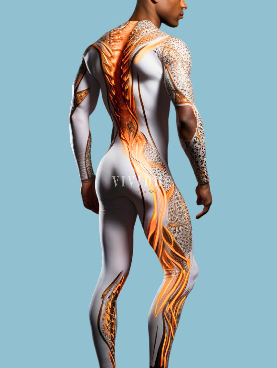 Amber Warrior Male Costume_Cosplay and Role - playing_VIVIDHE