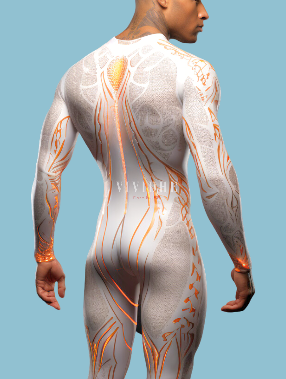 Male Marigold Warrior Costume for Cosplay or Fancy Dress Events_VIVIDHE