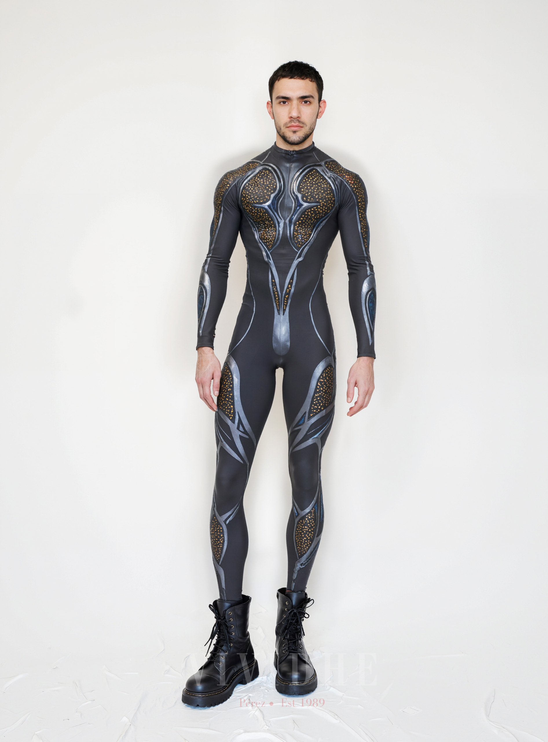 Black_Warrior_Male_Costume_Men's_Combat_Wear_VIVIDHE