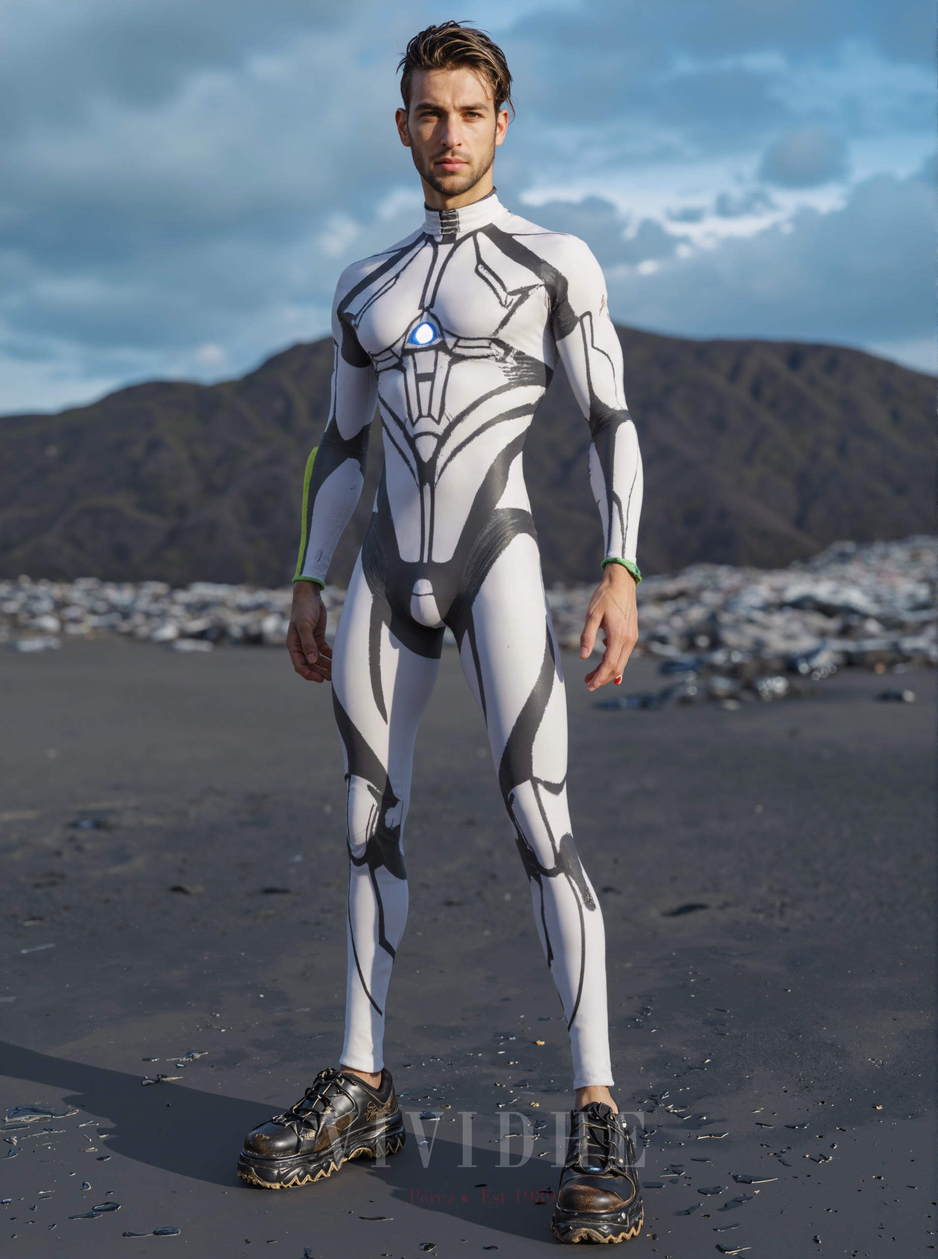 White_Mech_Male_Costume_For_Stylish_Men_VIVIDHE