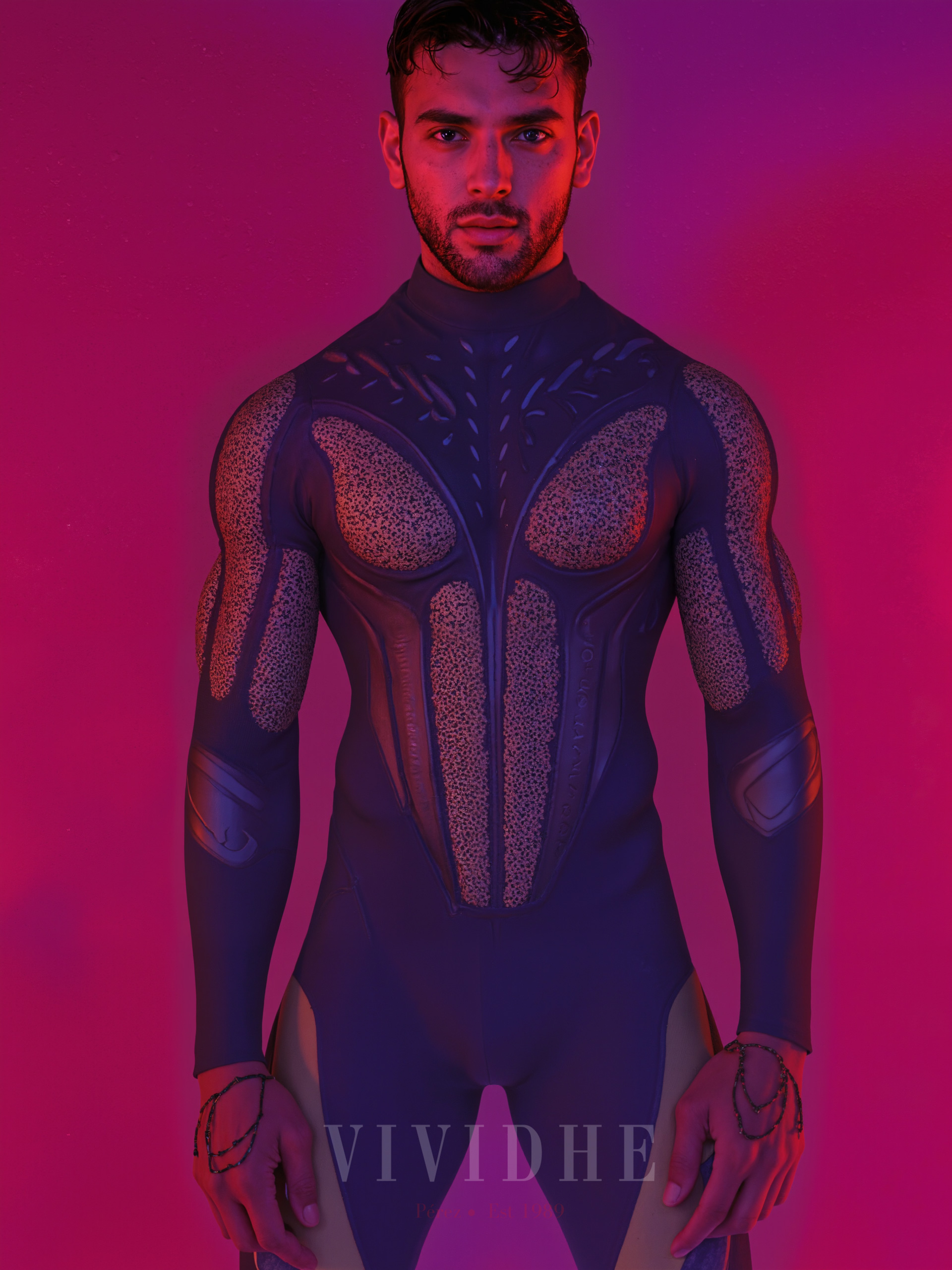 Dark_Blue_Textured_Male_Costume_Men's_Wear_Scene_VIVIDHE