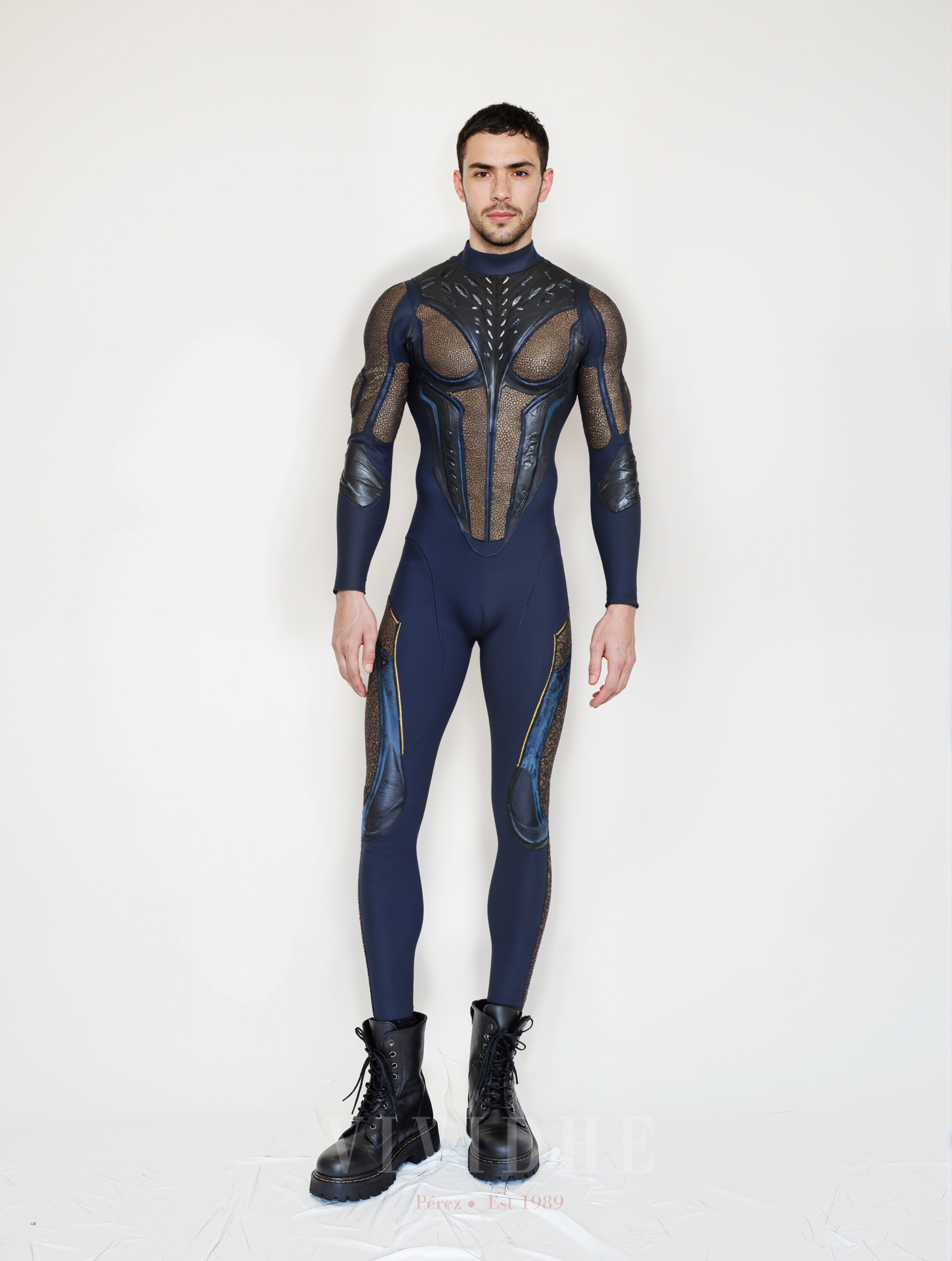 Dark_Blue_Textured_Male_Costume_Men's_Wear_Scene_VIVIDHE