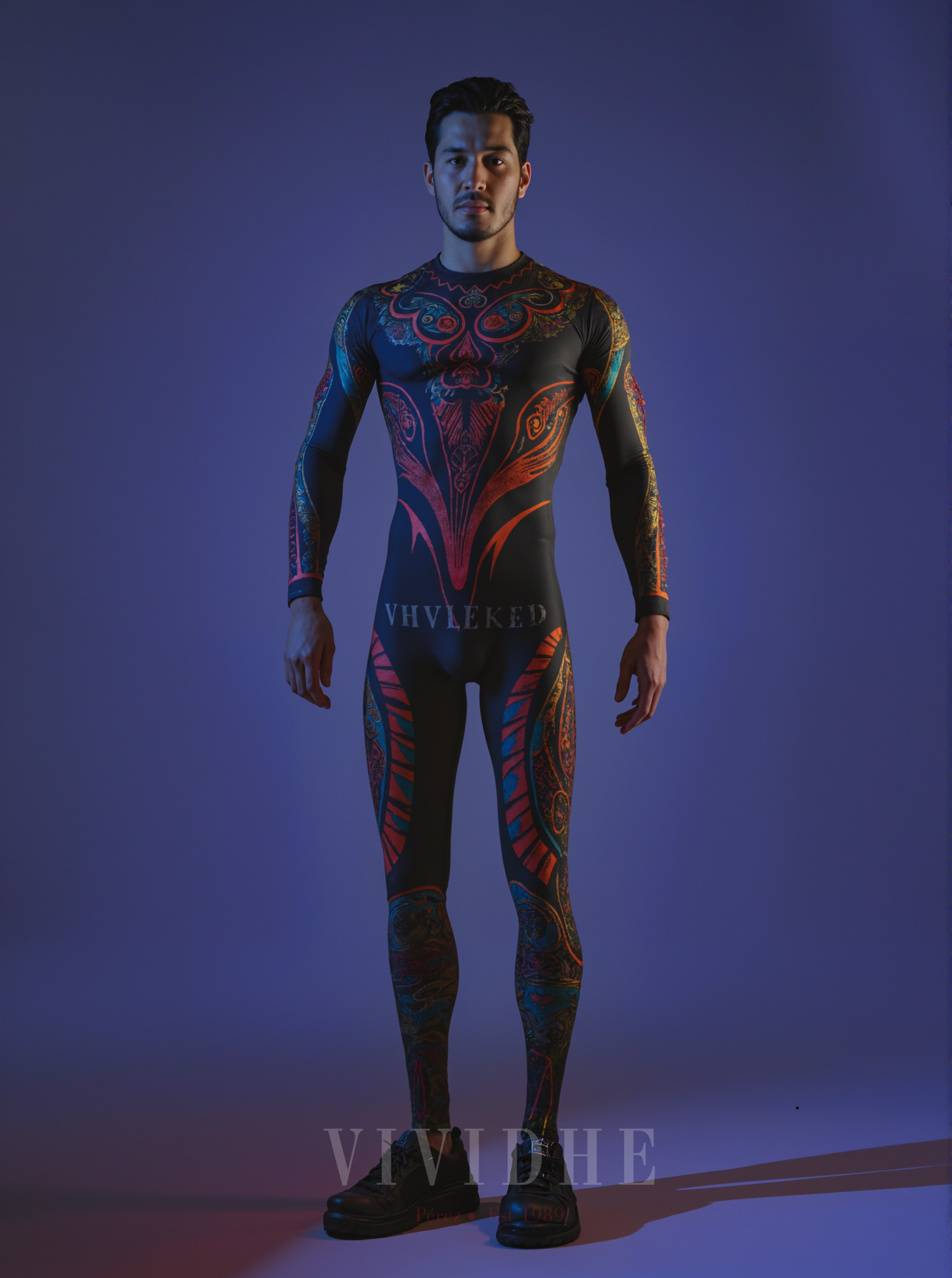 Orange_Tribal_Male_Costume_Men's_Wear_VIVIDHE
