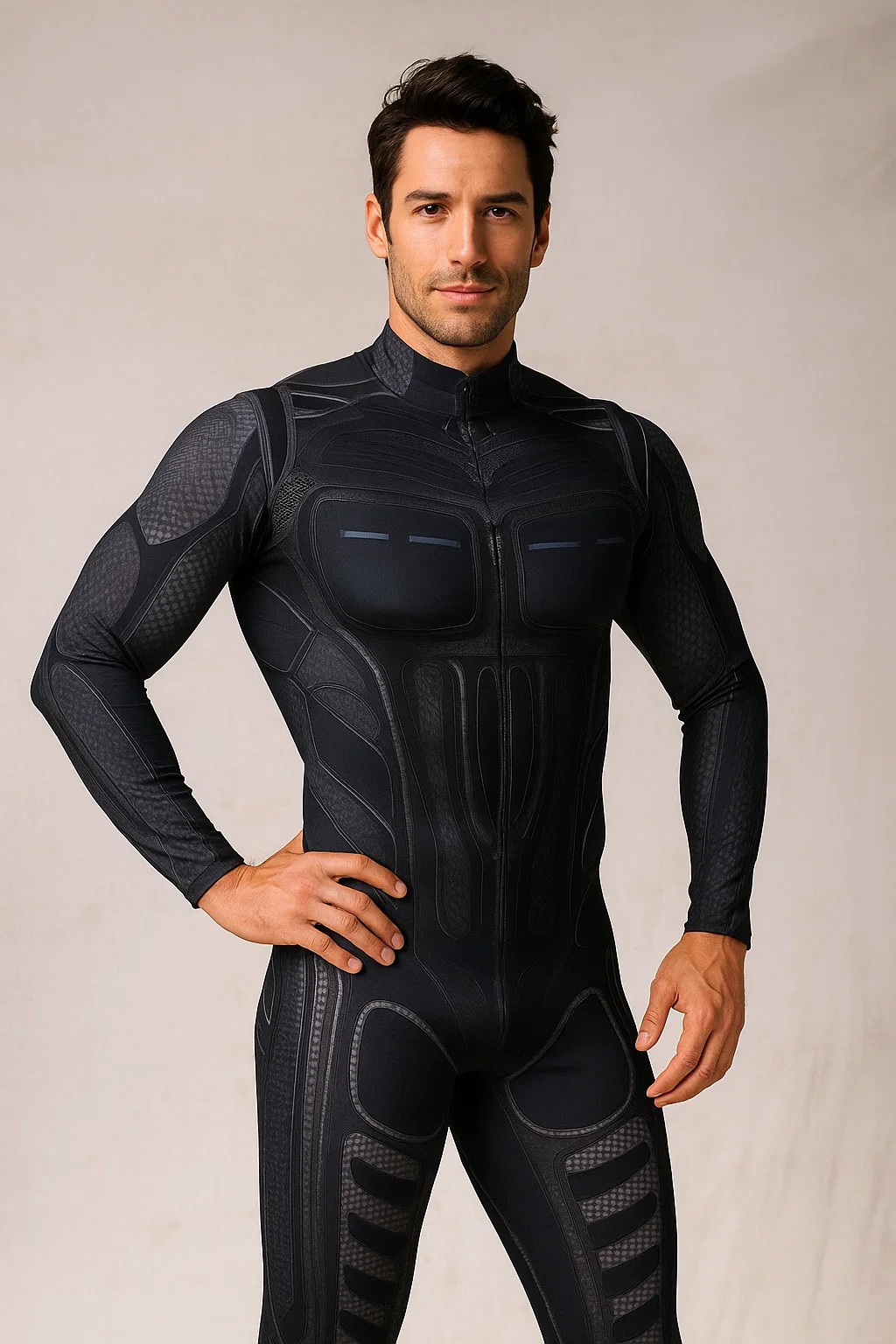 VIVIDHE Black Bodysuit VV511