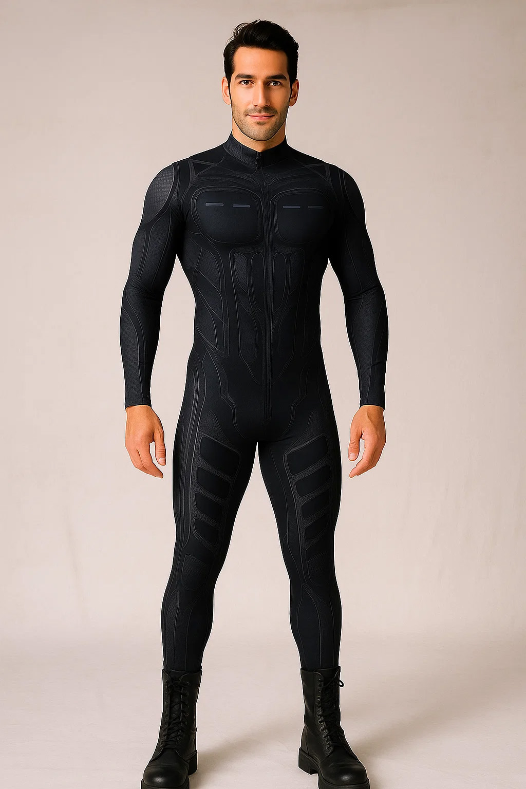 VIVIDHE Black Bodysuit VV511