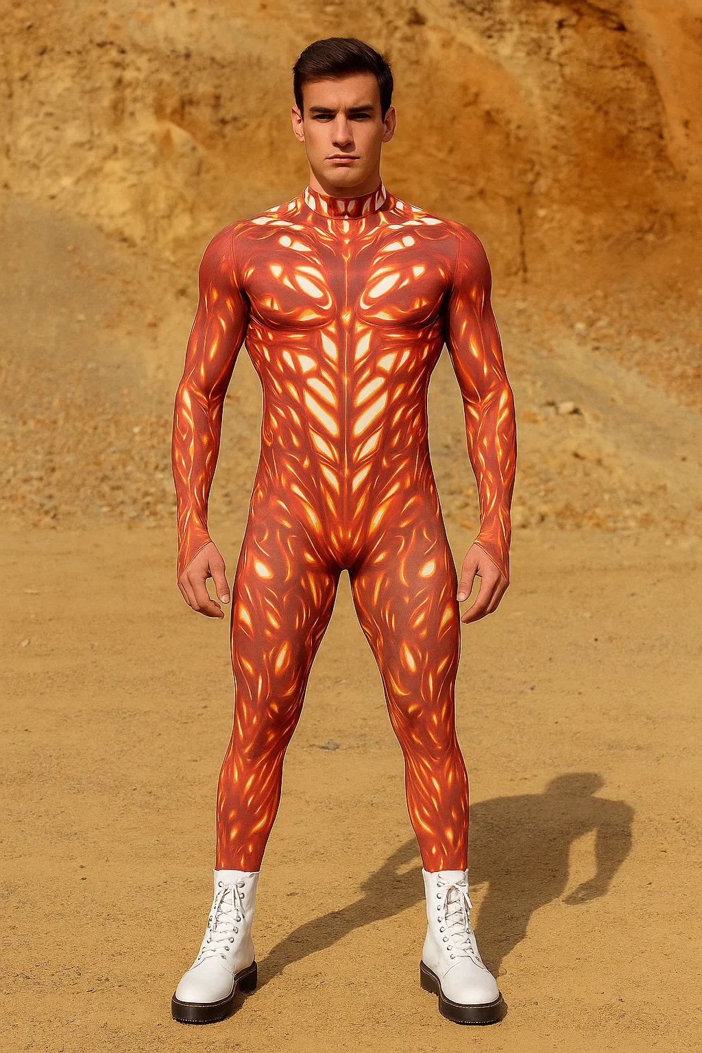 VIVIDHE Flaming Bodysuit VV510