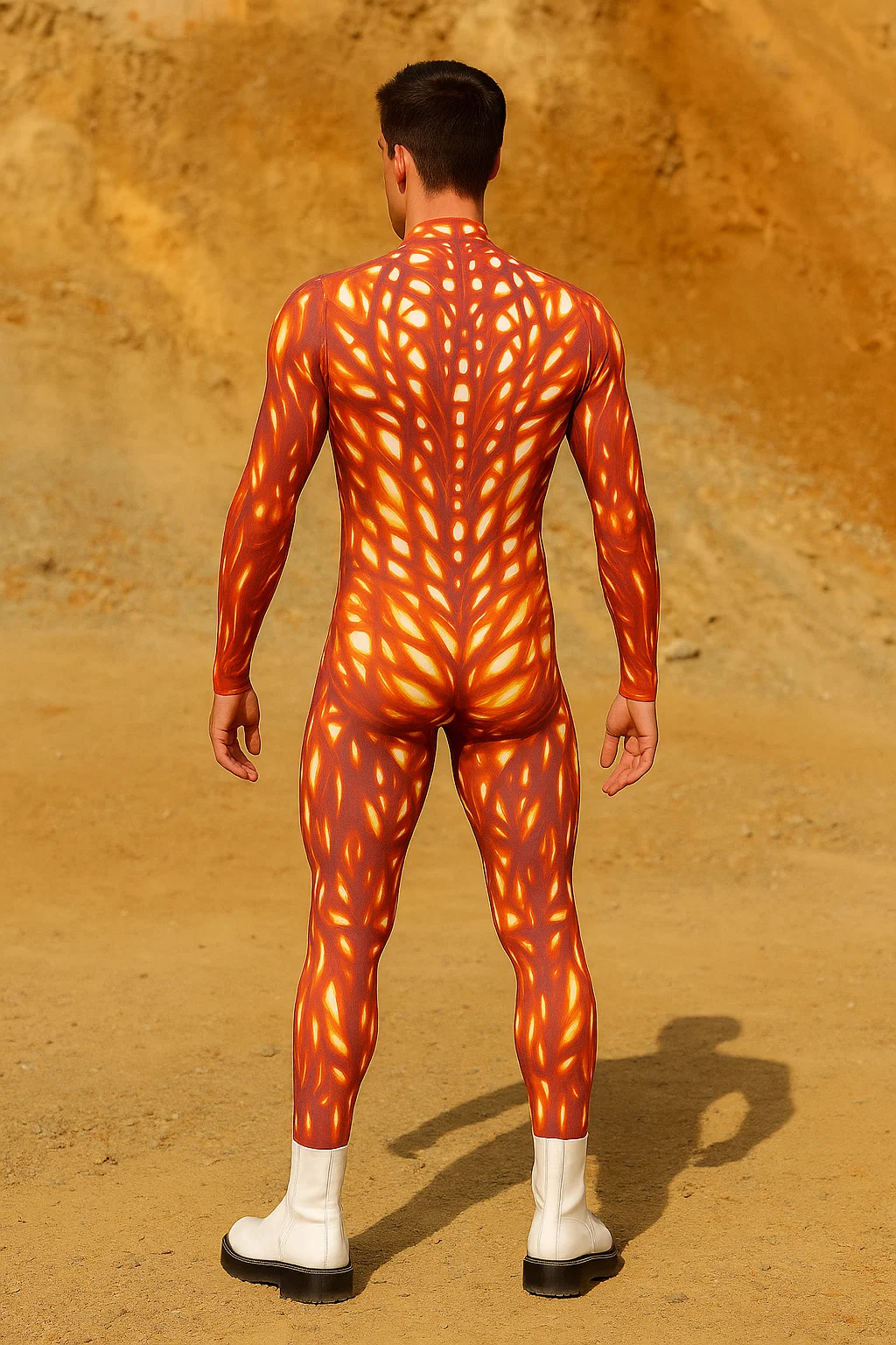 VIVIDHE Flaming Bodysuit VV510