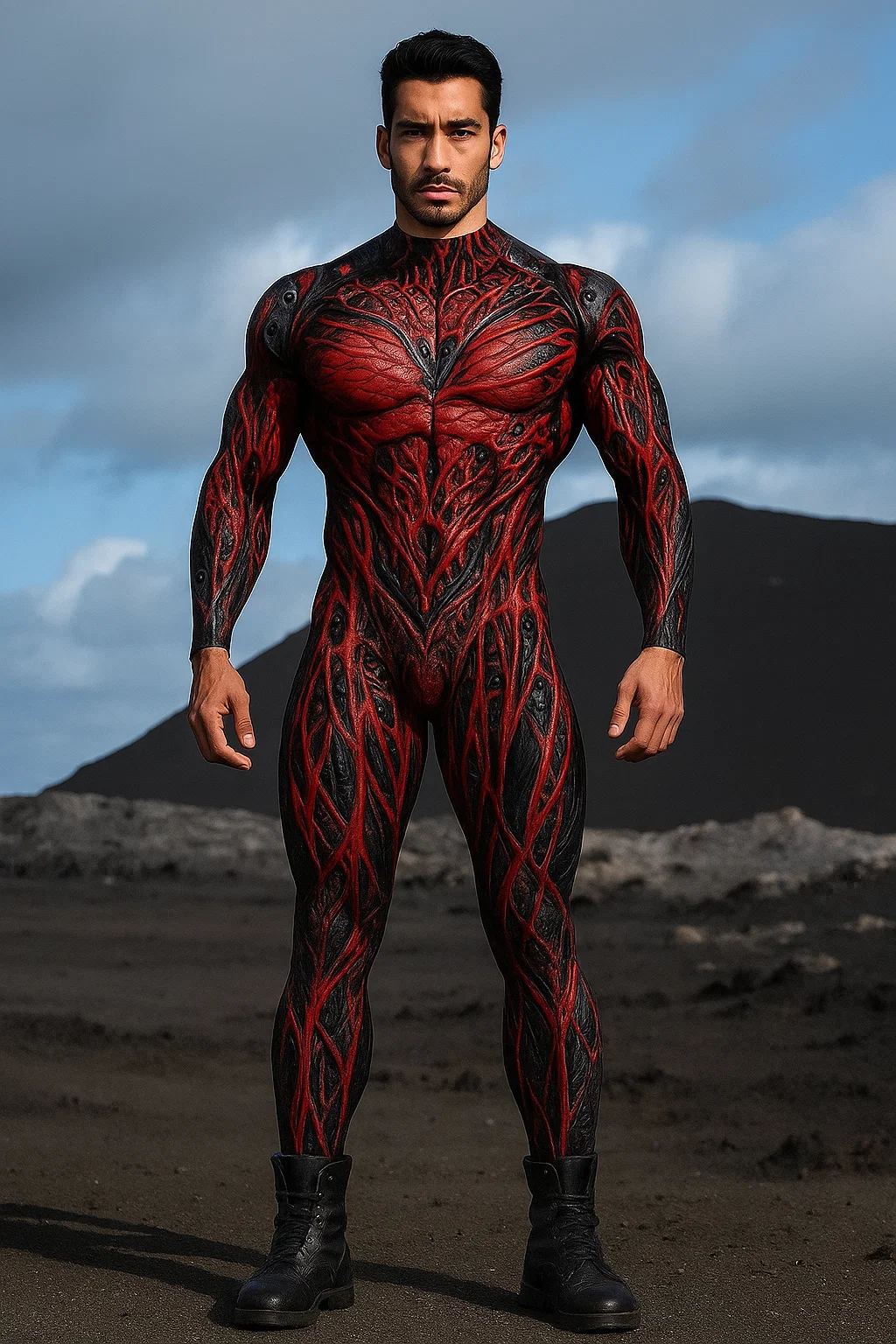 VIVIDHE Red Bionic Bodysuit VV522