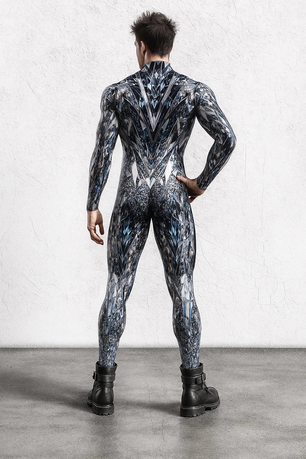 VIVIDHE Silver Diamond Bodysuit VV509